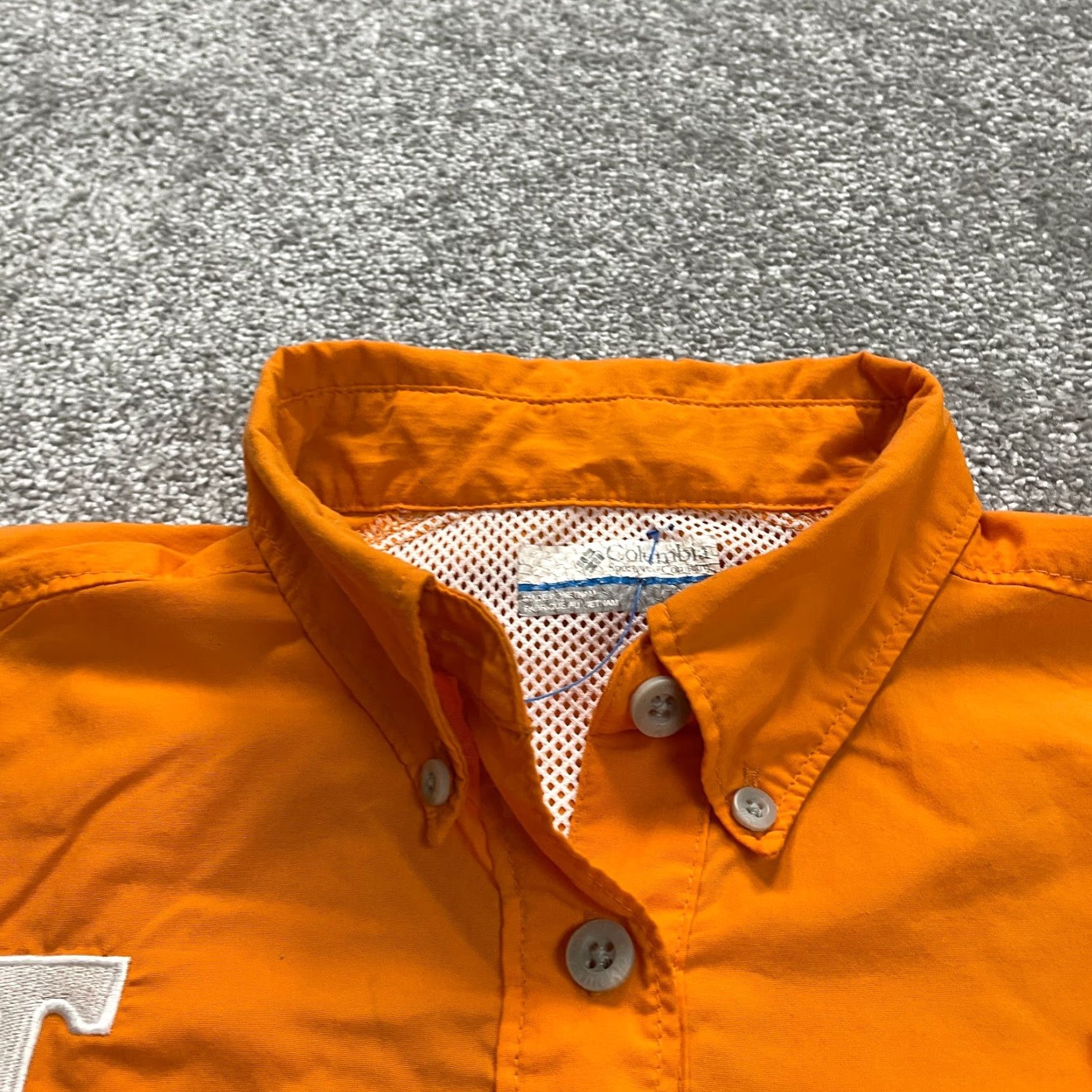 Logo 7 Columbia Shirt Womens Small Orange Nylon University Of Tennessee Logo Bahama PFG Size S / US 4 / IT 40 - 3 Thumbnail