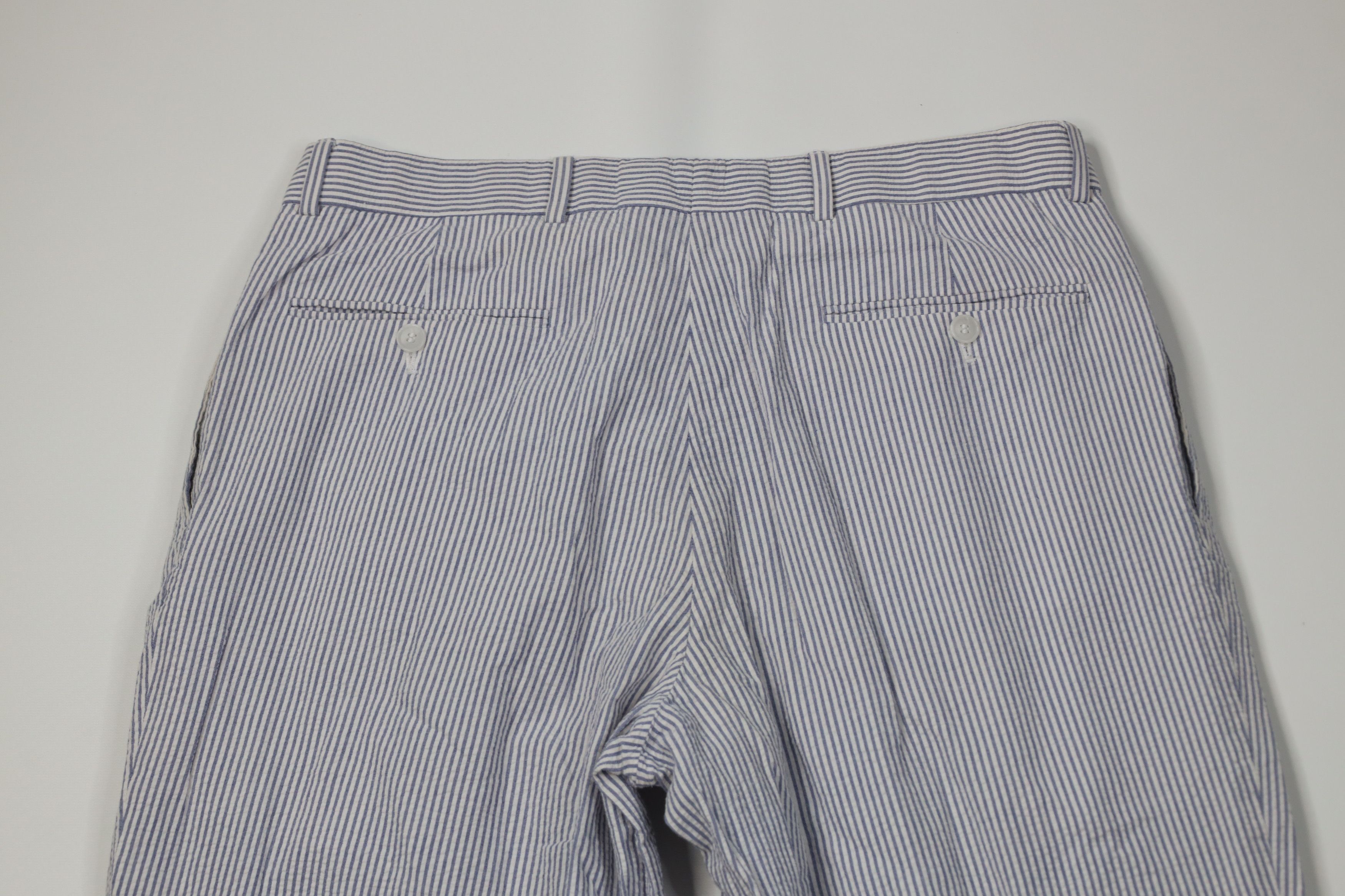 Vintage Vintage 90s Streetwear Seersucker Wide Leg Chino Pants Size US 32 / EU 48 - 13 Thumbnail