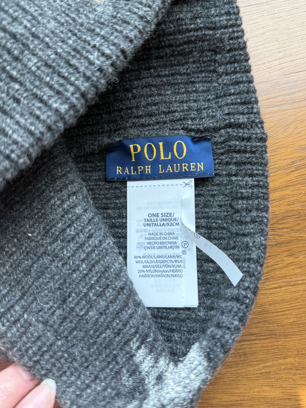 Polo Ralph Lauren Polo Ralph Lauren Wool Knit Beanie Hat Size ONE SIZE - 5 Thumbnail