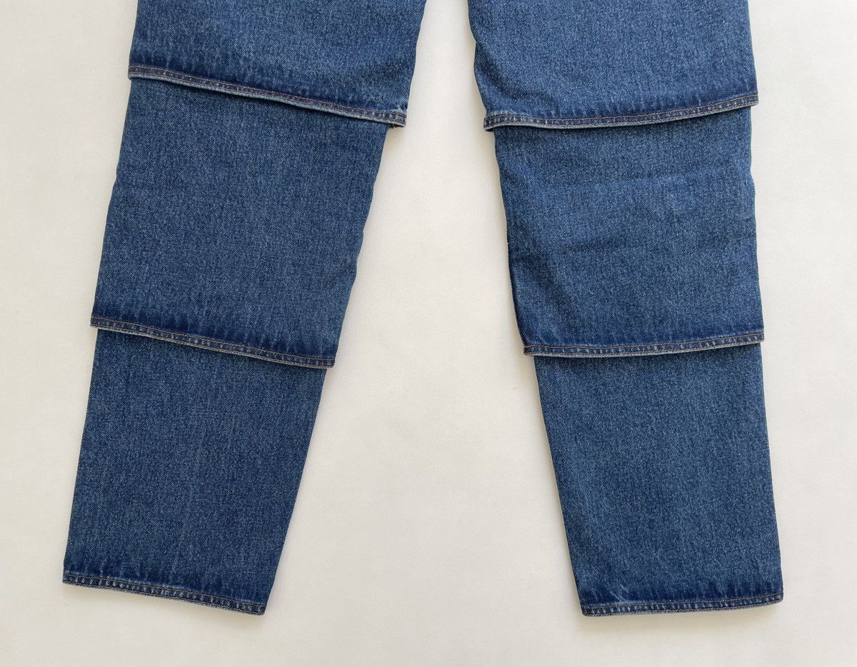 Y/Project Triple Layer Washed Blue Denim Jeans Size US 32 / EU 48 - 19 Thumbnail