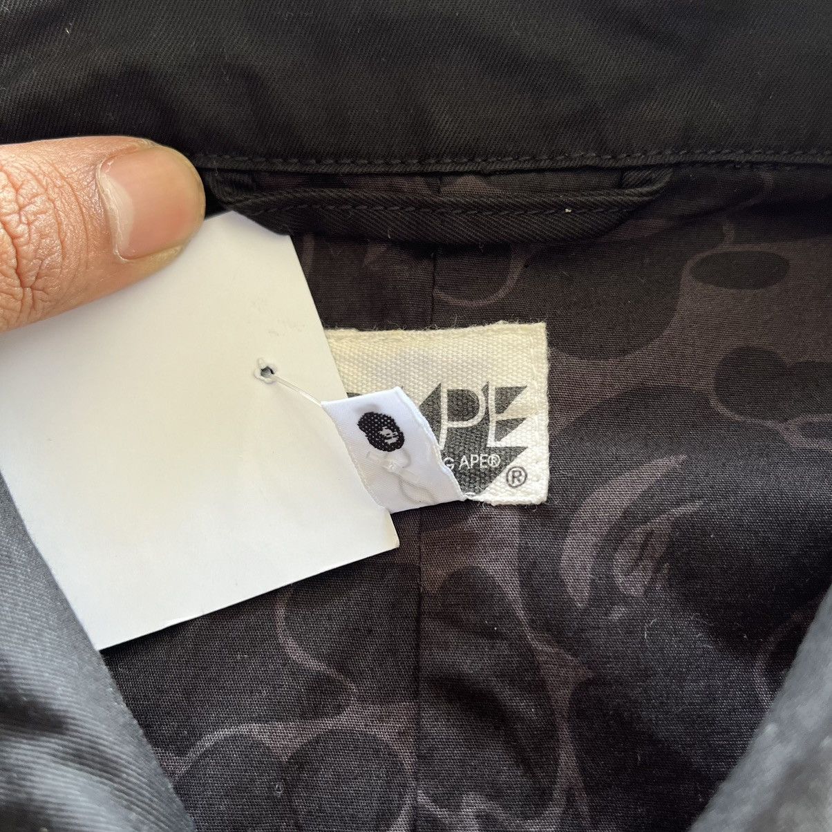 Bape Bape A Bathing Ape Double Pocket Worker Jacket Size US L / EU 52-54 / 3 - 8 Thumbnail