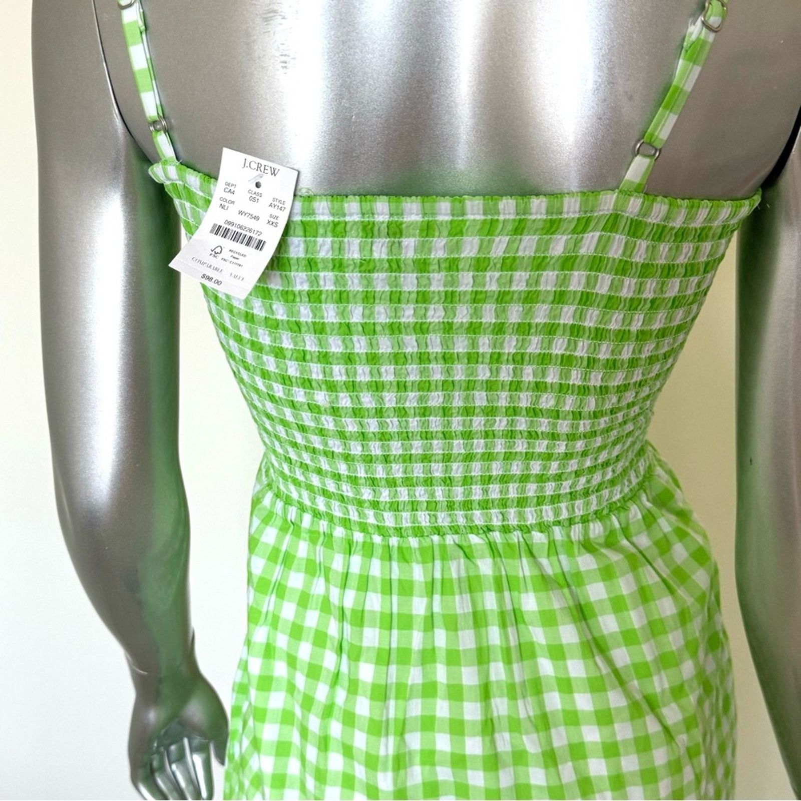 J.Crew NWT! J.CREW MIDI Dress, Size XXS Size XXS / US 00 / IT 34 - 3 Thumbnail