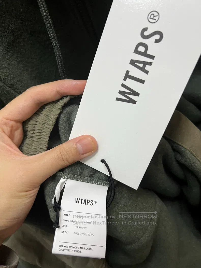 Wtaps Wtaps Military green half-zipper hooded fleece knit sweate Size US XL / EU 56 / 4 - 5 Thumbnail