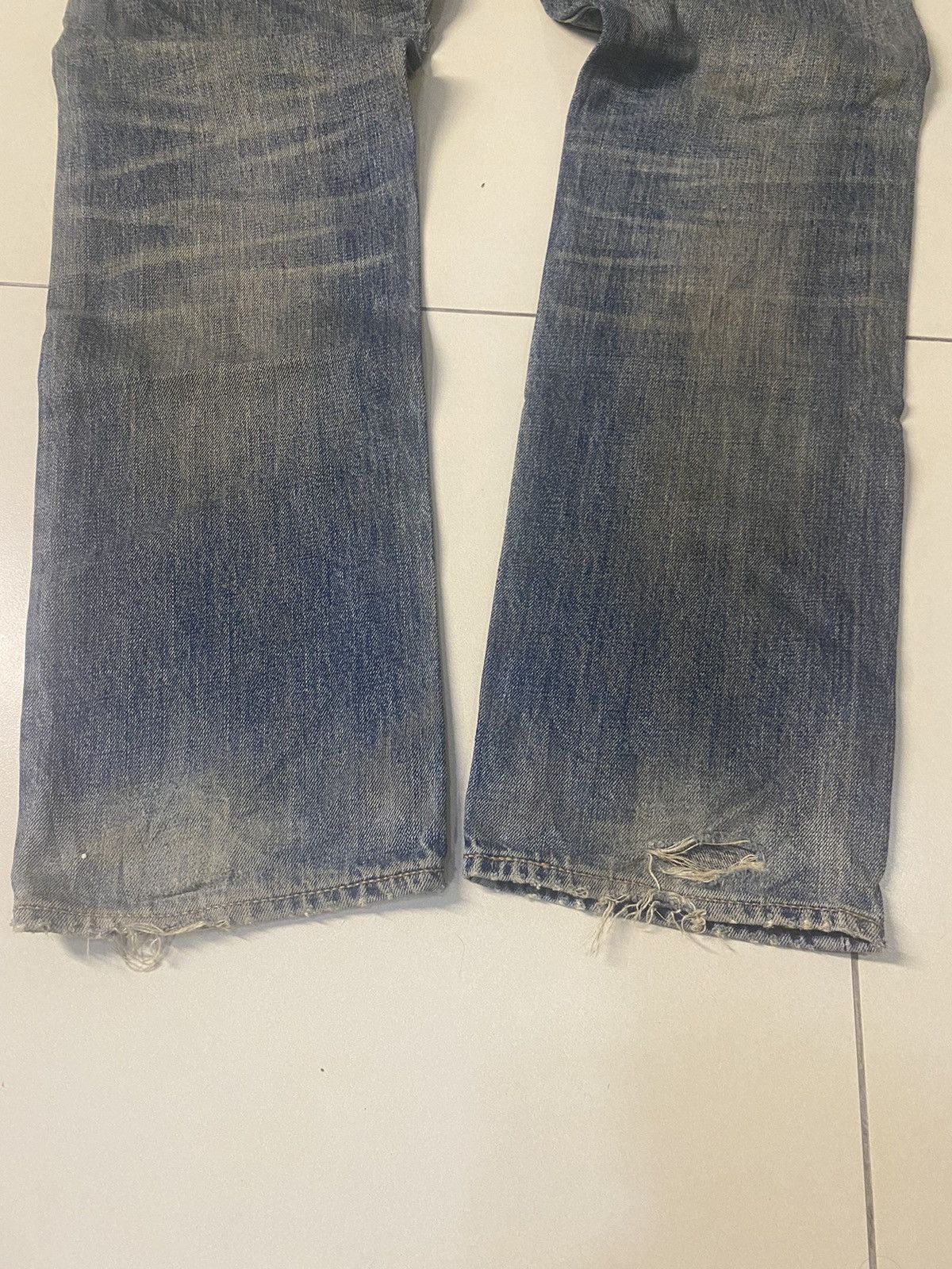 Levi's × Vintage Vintage Levis 501 Rusty Blue Denim Size US 32 / EU 48 - 13 Thumbnail