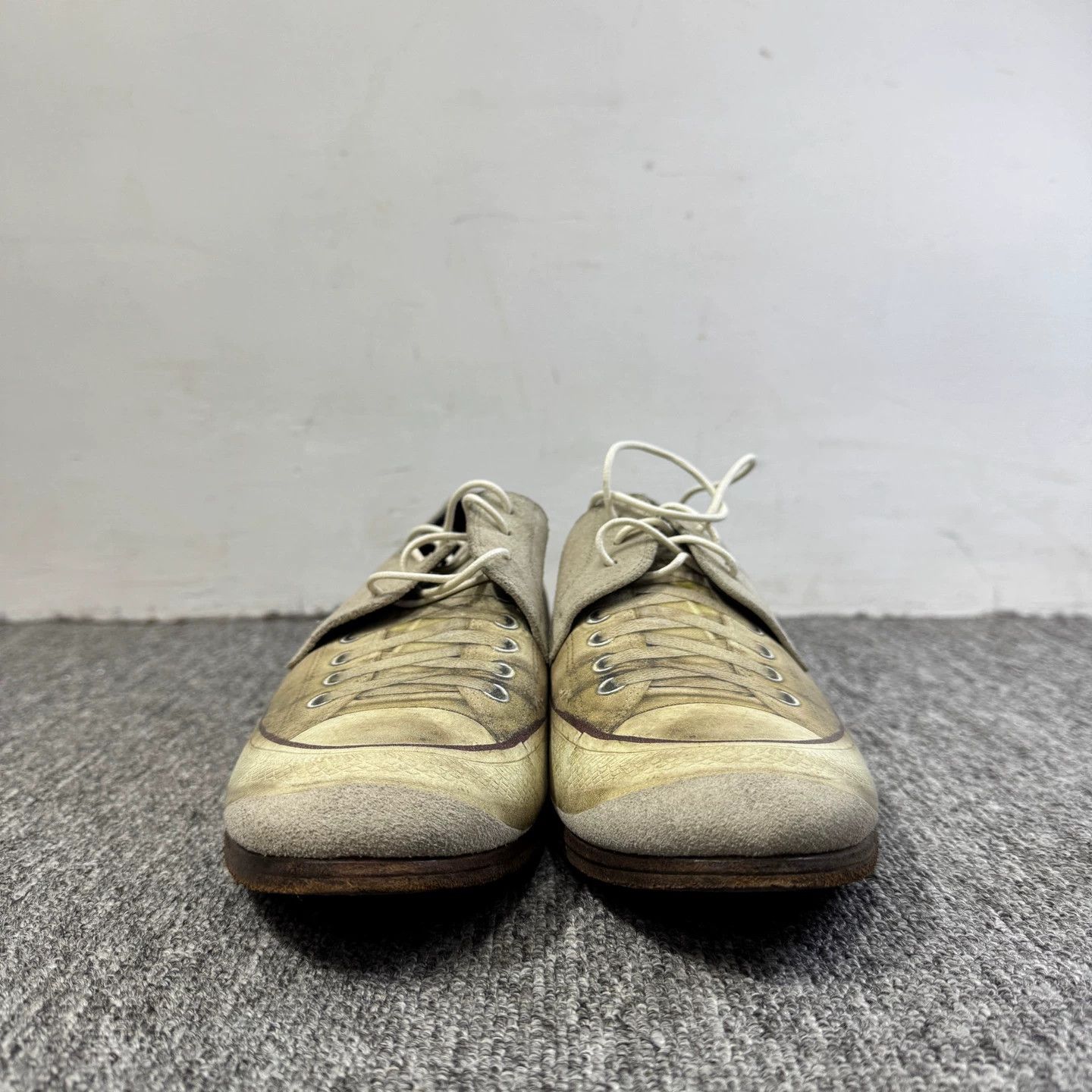 Maison MIHARA YASUHIRO MIHARA YASUHIRO printed leather canvas sneaker 42 Size US 9 / EU 42 - 2 Thumbnail