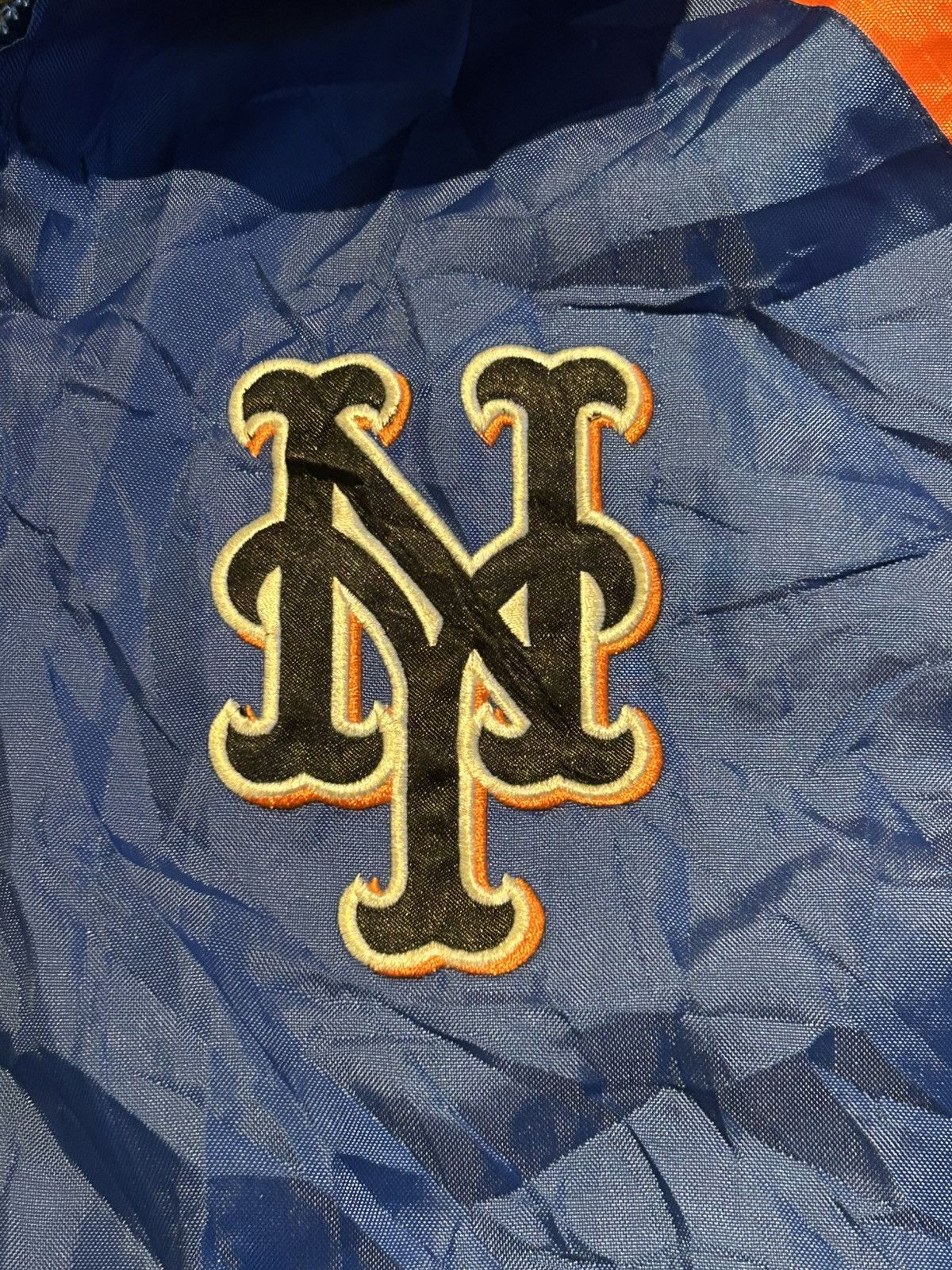 MLB Vintage New York Mets Puffy Windbreaker Jacket 90s MLB Size US L / EU 52-54 / 3 - 5 Thumbnail