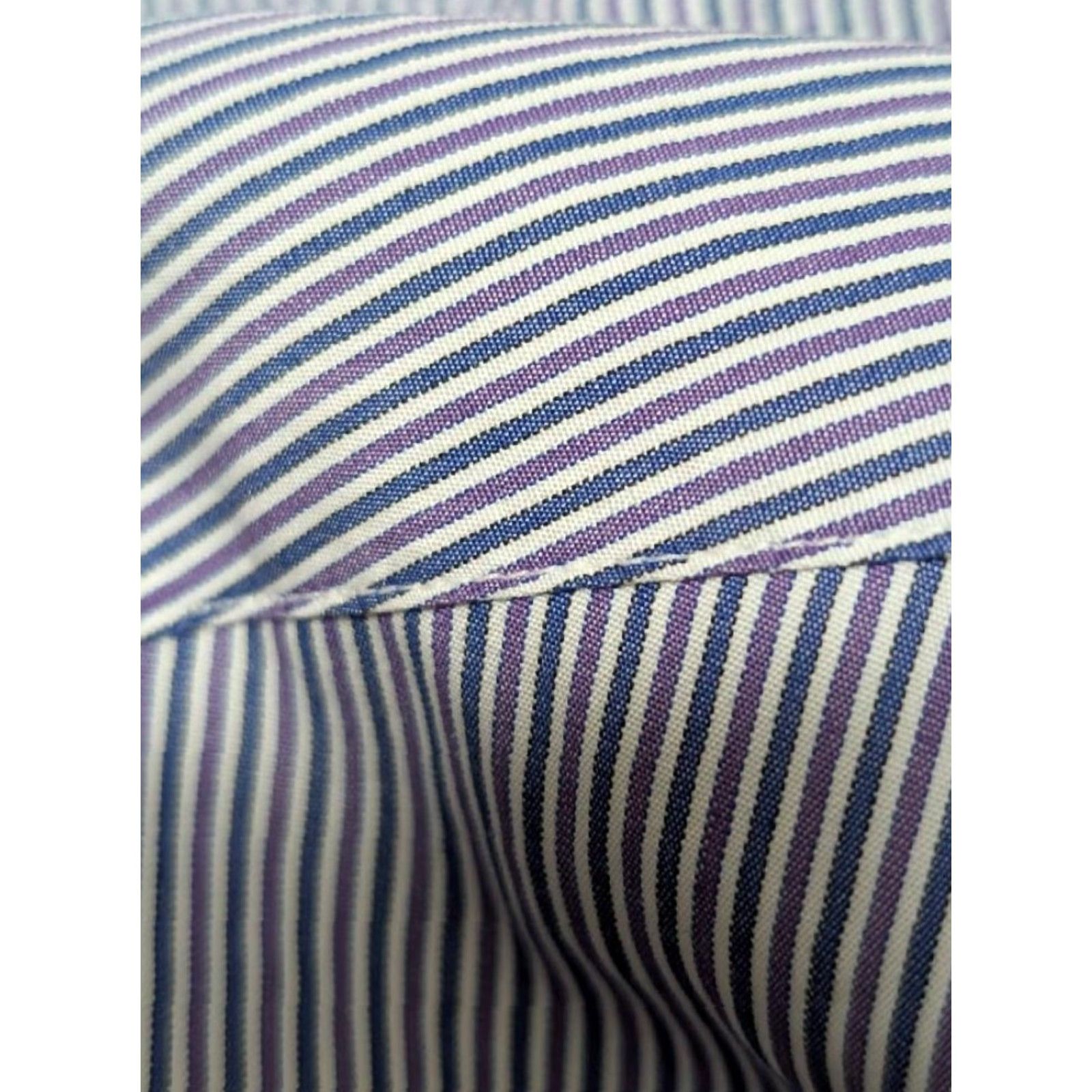 Vintage USA Gitman Bros striped cotton shirt 2XL long sleeve Lavender Men’s, Button-Up, Collared, Cowboy theme, USA made, Vintage? (No vintage flag) Size US XXL / EU 58 / 5 - 6 Thumbnail
