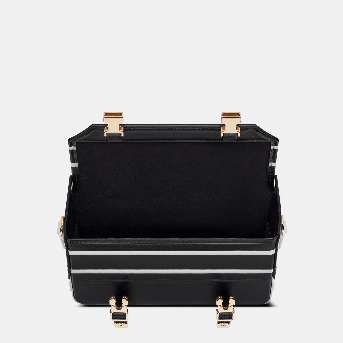 Dior o1bcso1str1124 Size: OS /Small Diorcamp Bag in Black/White Size ONE SIZE - 3 Thumbnail