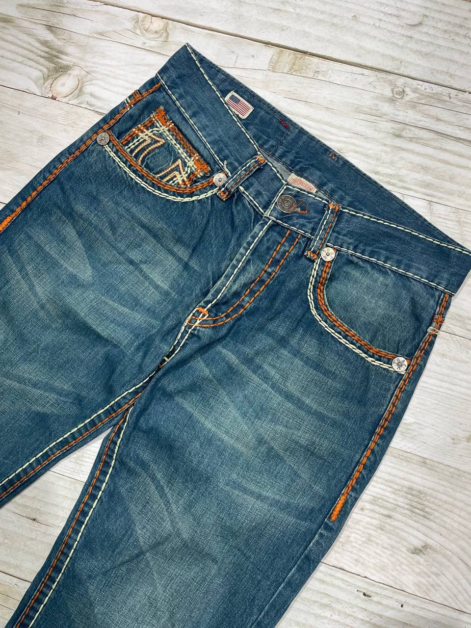 True Religion Vintage True Religion Bobby Super T Denim Jeans Y2K Size US 34 / EU 50 - 4 Thumbnail