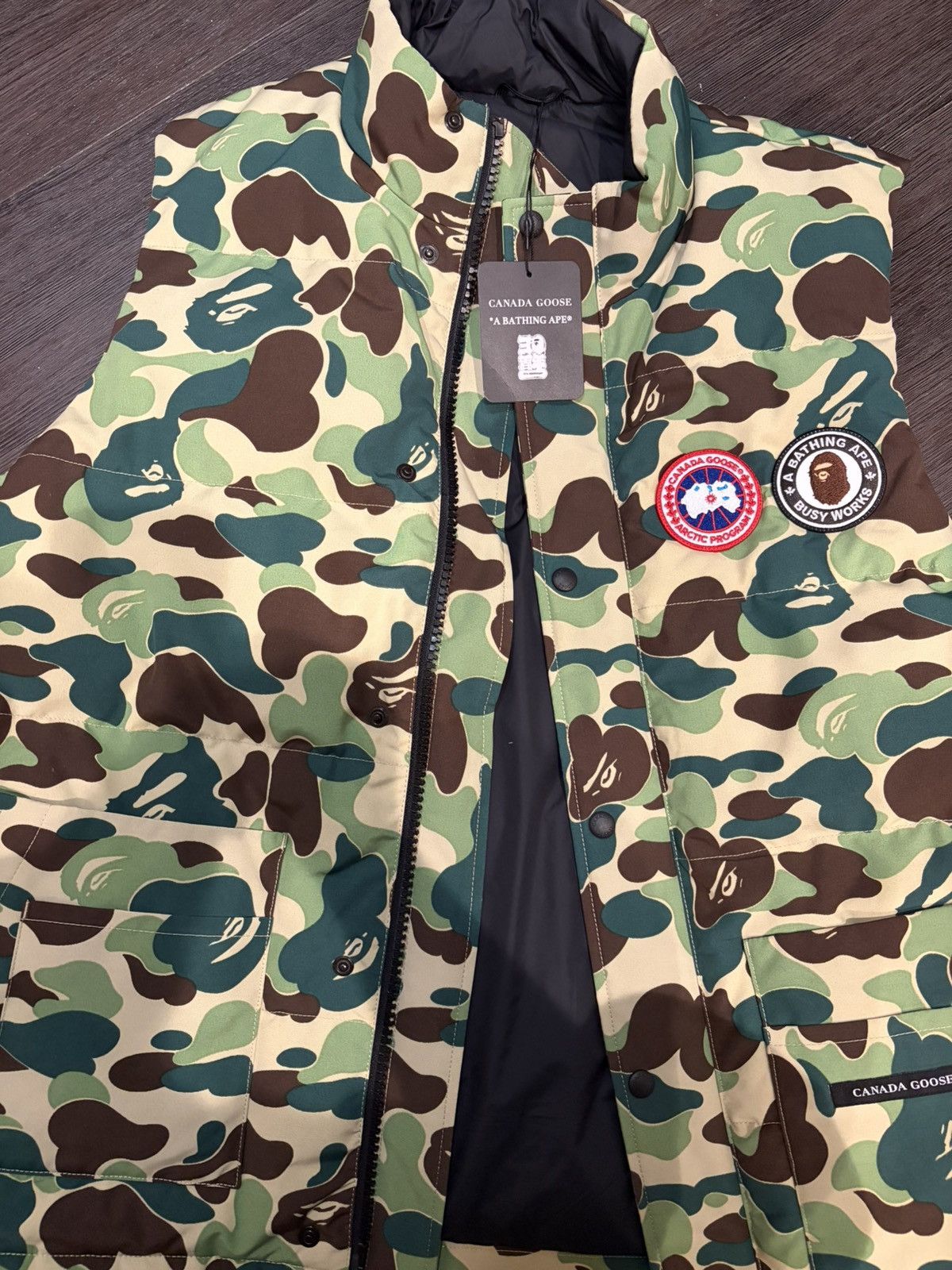 Bape × Canada Goose Bape/Canada Goose Size US L / EU 52-54 / 3 - 2 Thumbnail