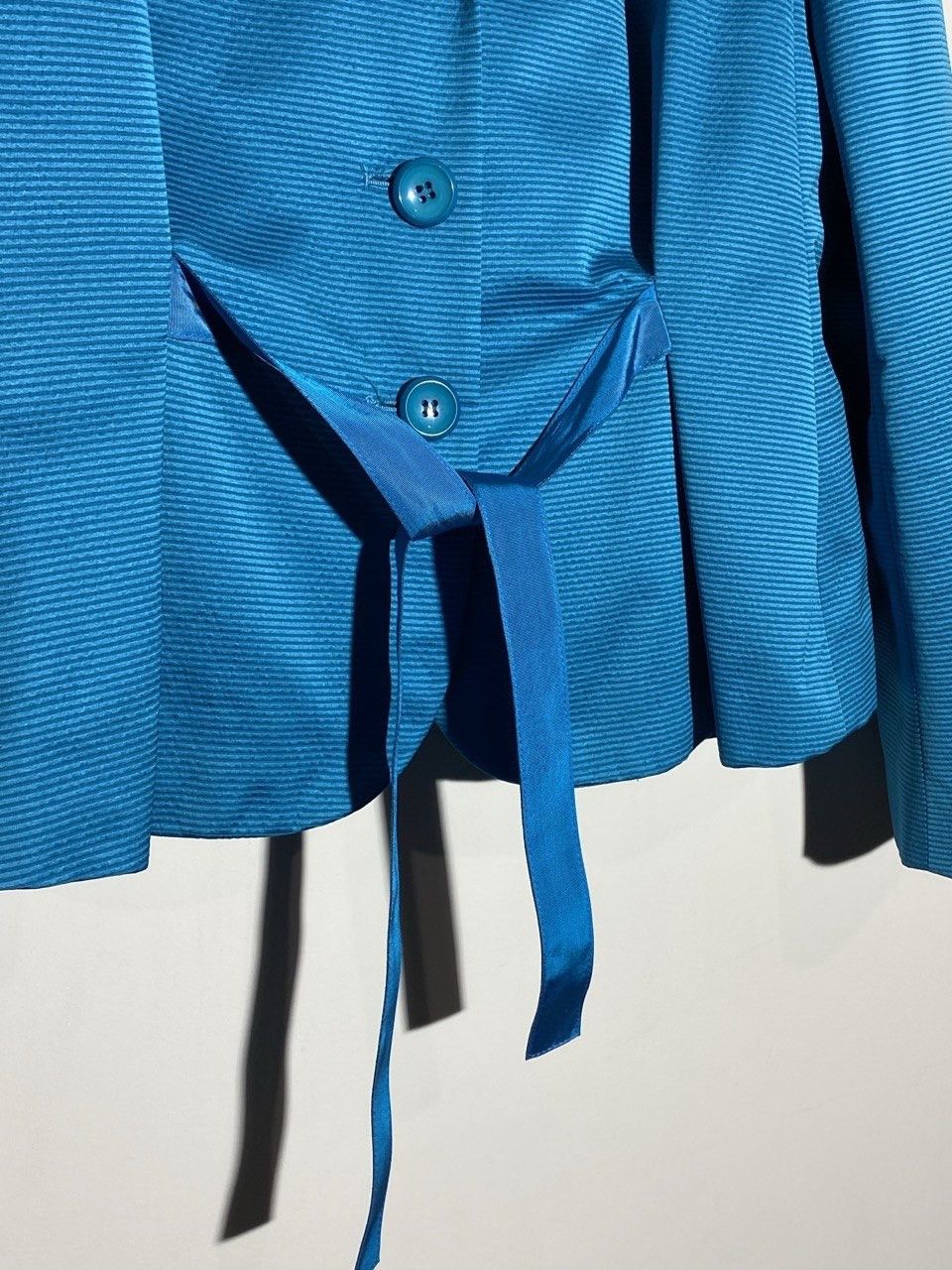Moschino Moschino Cheap And Chic Striped Belted Blazer Jacket Size XL / US 12-14 / IT 48-50 - 12 Thumbnail