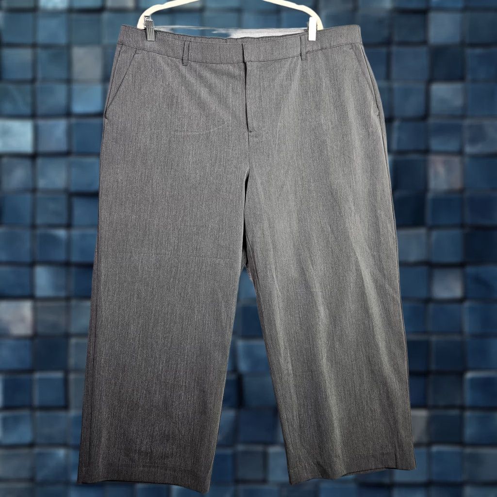 Torrid Torrid Pants Studio TORRID Charcoal Gray Wide Leg TRS High Rise Pant Women's Sz 20 Short NEW Size 42" / US 20 - 1 Thumbnail