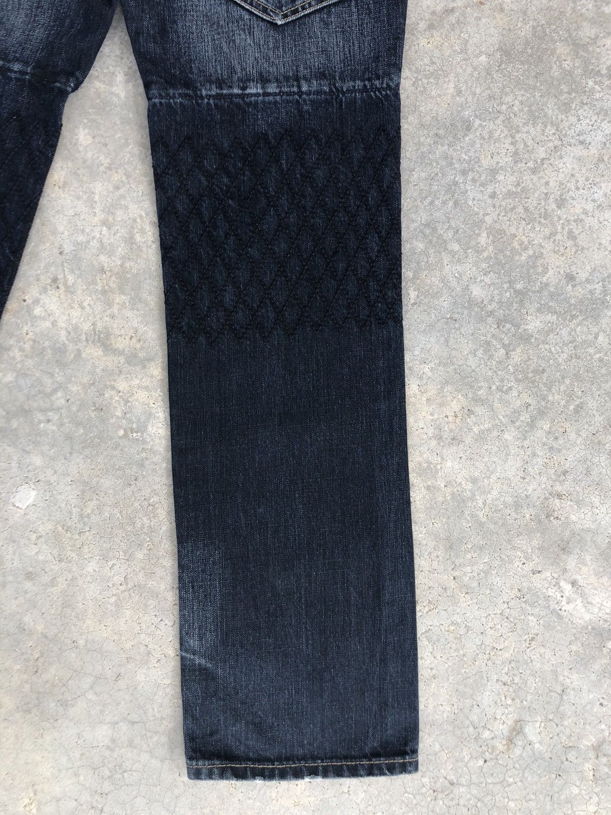 PPFM PPFM Double Waist Distressed Denim Punk Style Size US 31 - 12 Thumbnail