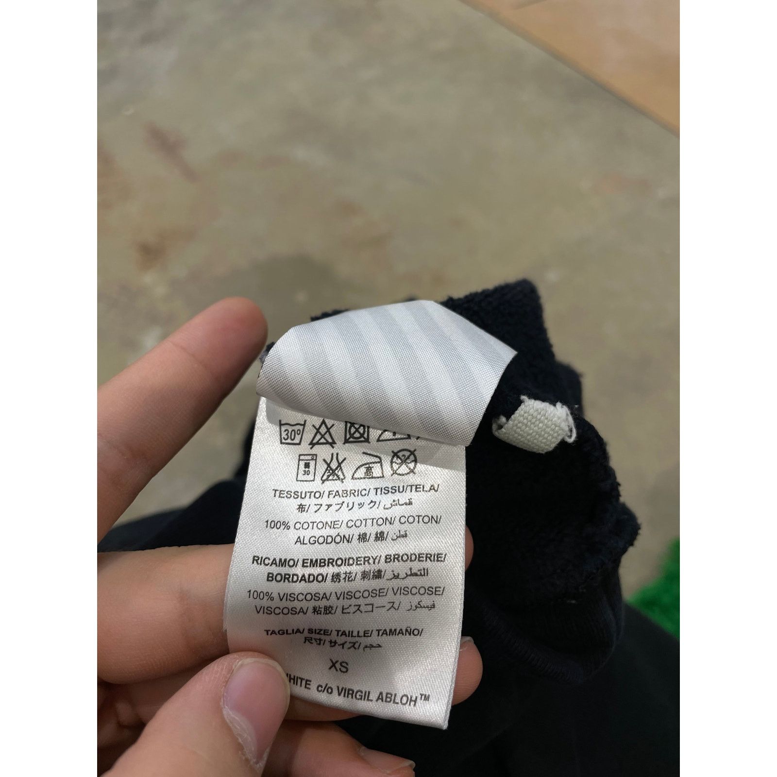 Off-White Off White Hoodie Yellow Blue Used XS Size US XS / EU 42 / 0 - 4 Thumbnail