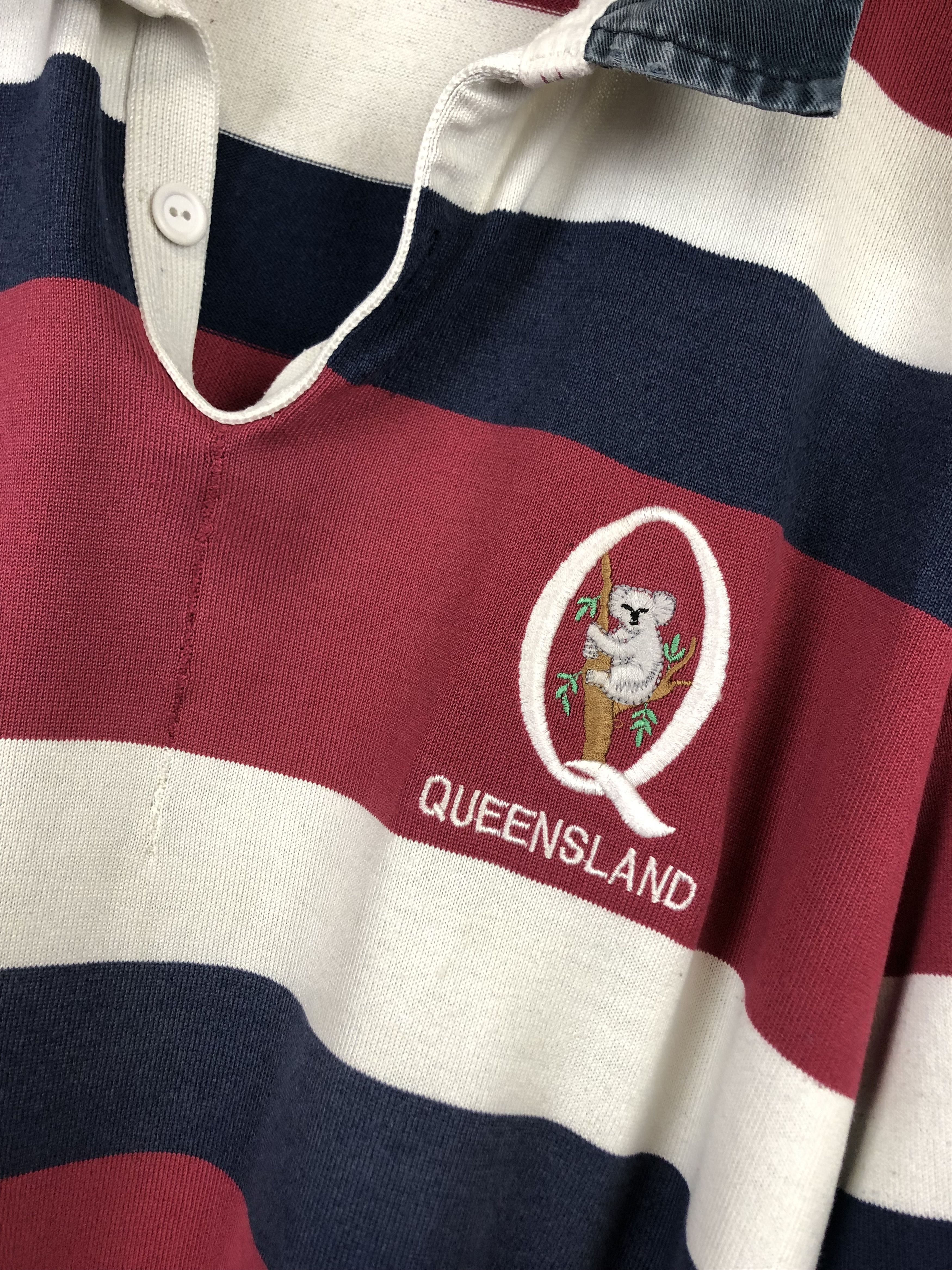 Canterbury of New Zealand Vintage Queensland Jersey Canterbury Shirt Long Sleeve Hype Size US XXL / EU 58 / 5 - 10 Thumbnail