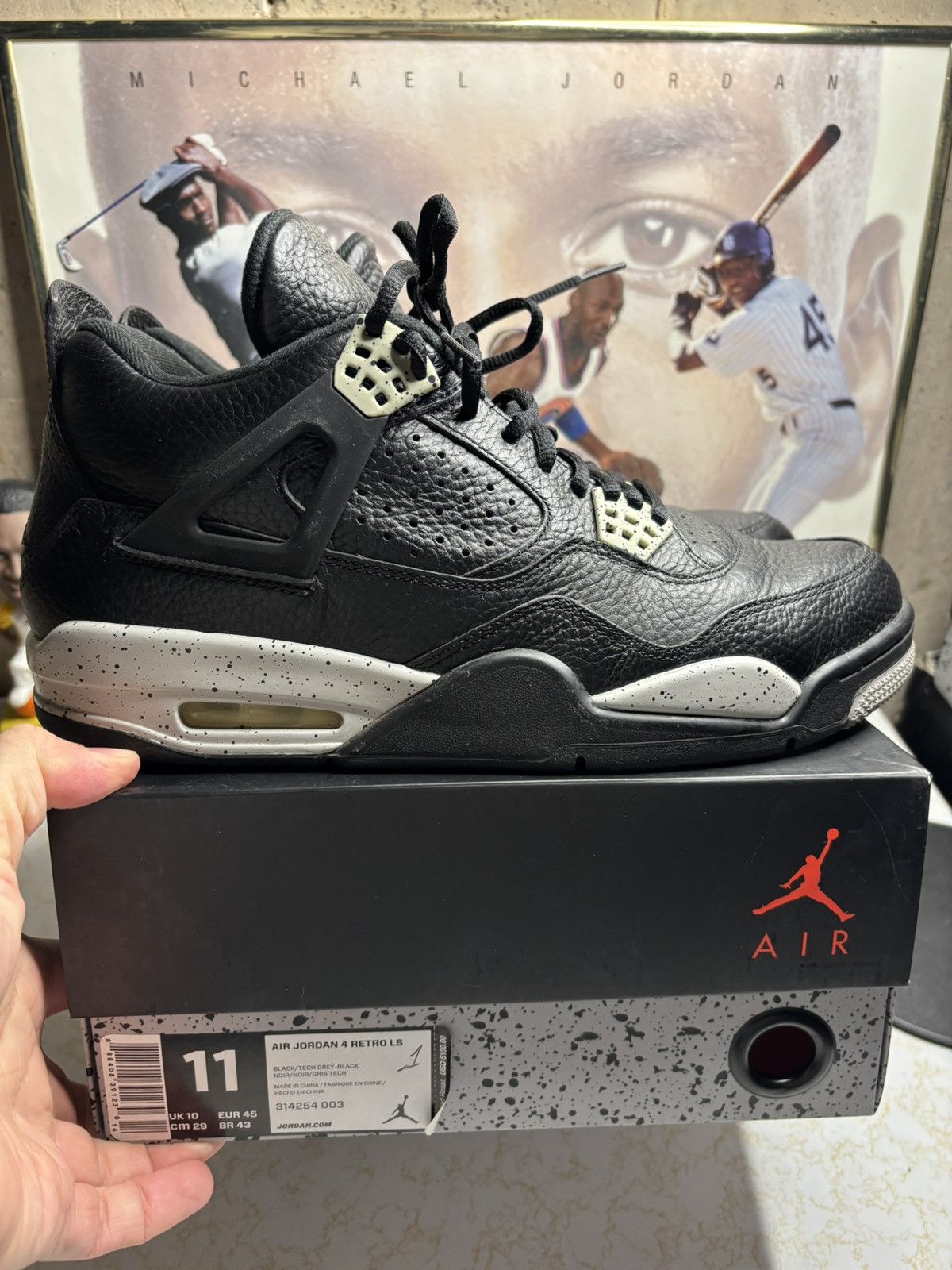 Air Jordan 4 Retro LS 2015 Oreo 2015