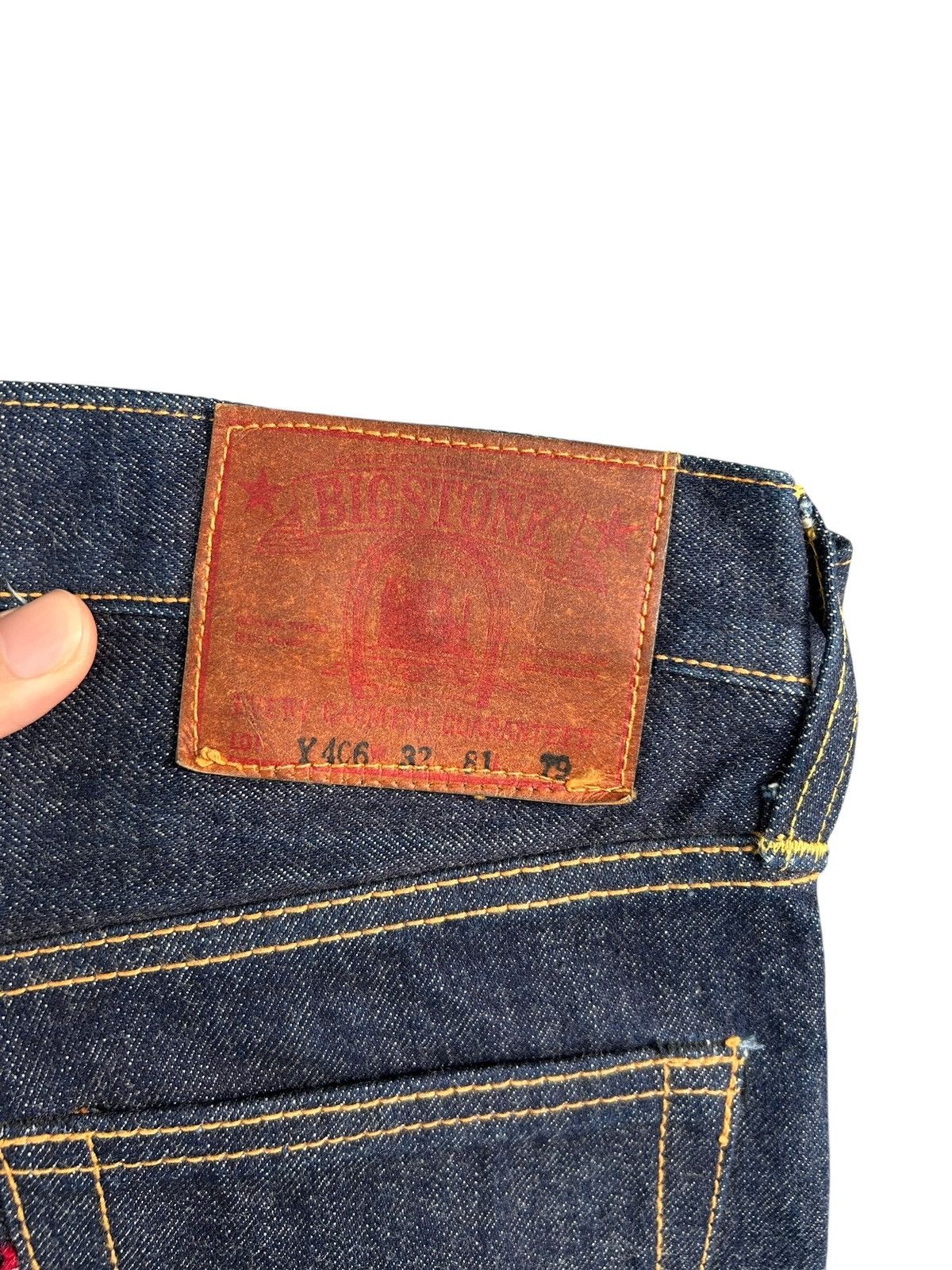 Kapital VINTAGE BIGSTONE HALF SELVEDGE DENIM JEANS Size US 30 / EU 46 - 2 Thumbnail