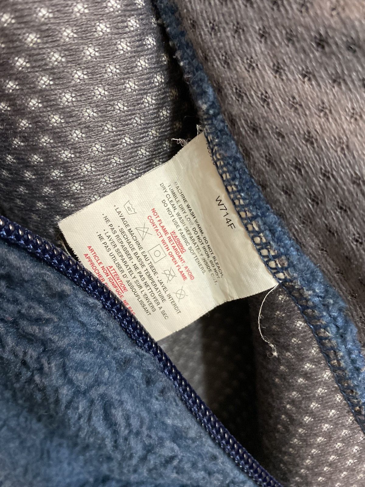 Patagonia × Vintage Vintage Patagonia Deep Pile Retro X Blue Fleece Jacket Size US S / EU 44-46 / 1 - 9 Thumbnail