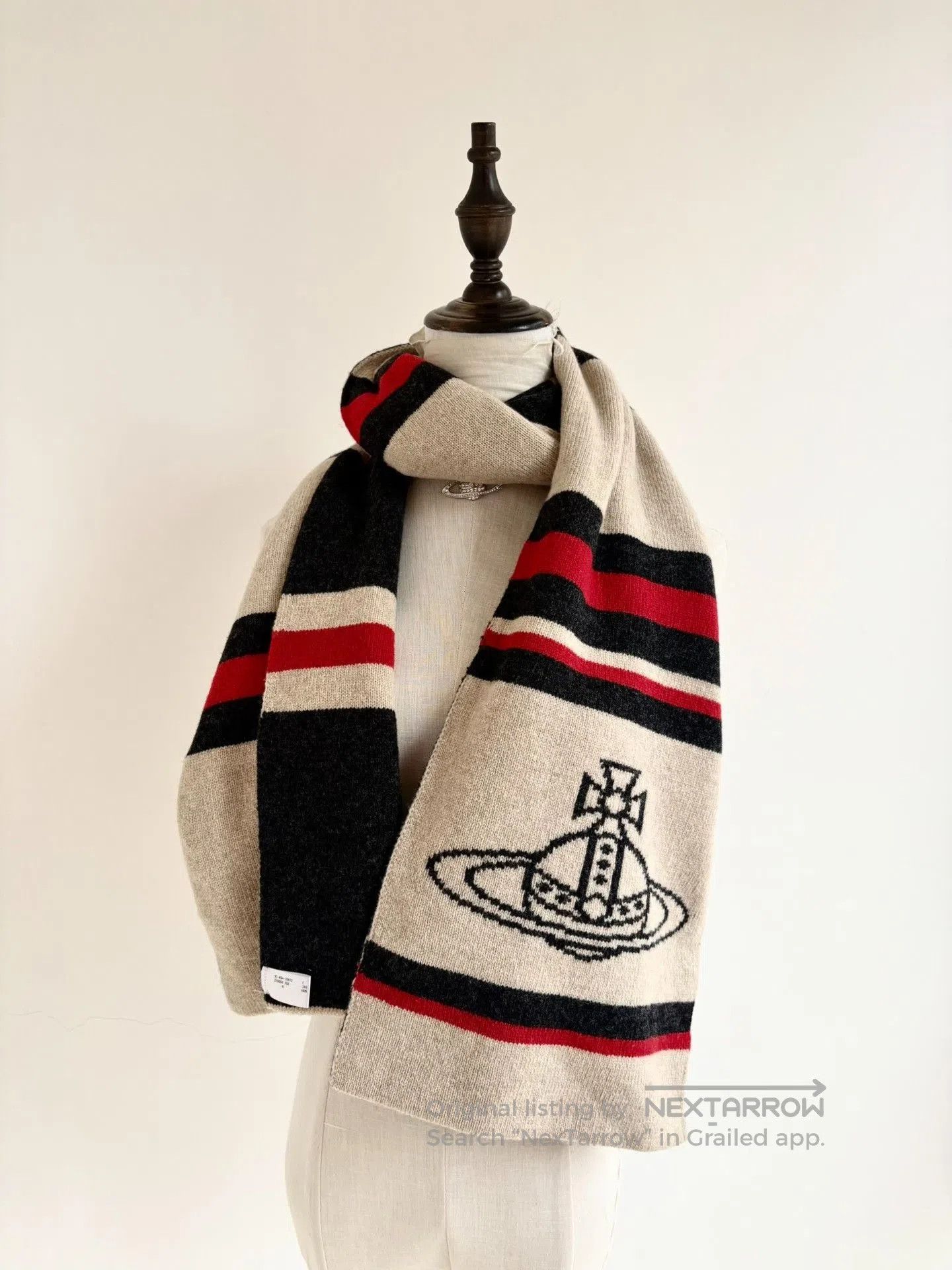 Vivienne Westwood Vivienne Westwood Big Saturn Knit Scarf. Size ONE SIZE - 4 Thumbnail