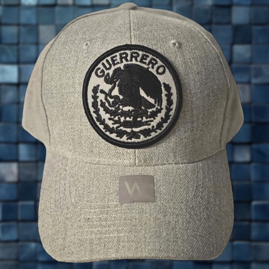 Vintage VINTAGE Guerrero Mexico Baseball Cap Adjustable Men Light Grey Mexico State Eagle Hat Size ONE SIZE - 1 Thumbnail