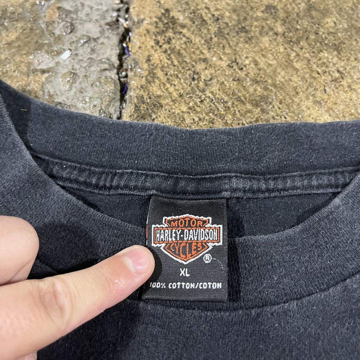 Harley Davidson × Vintage Crazy Vintage 90s Harley Davidson Eagle Biker Logo Tee Shirt Size US XL / EU 56 / 4 - 7 Thumbnail