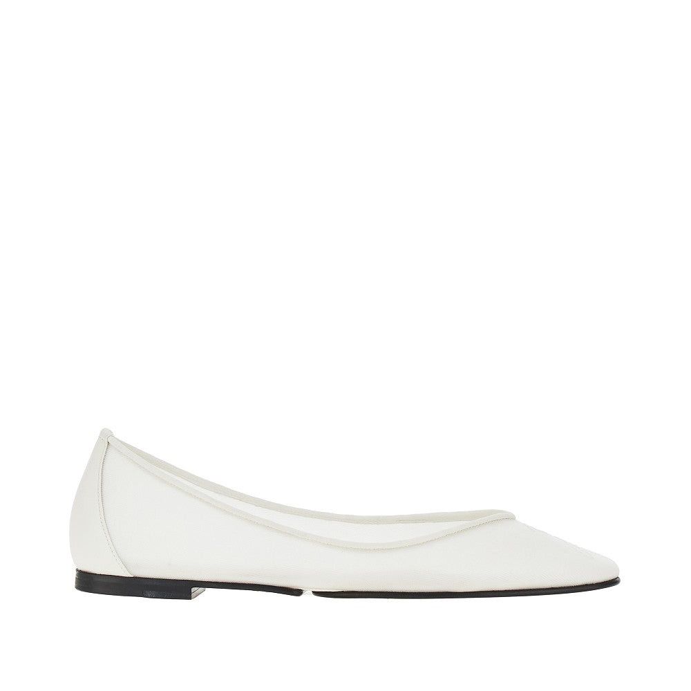 Jacquemus Ovalo Mesh Ballerinas White It 38 Women - Usa Tariffs Included, Women's