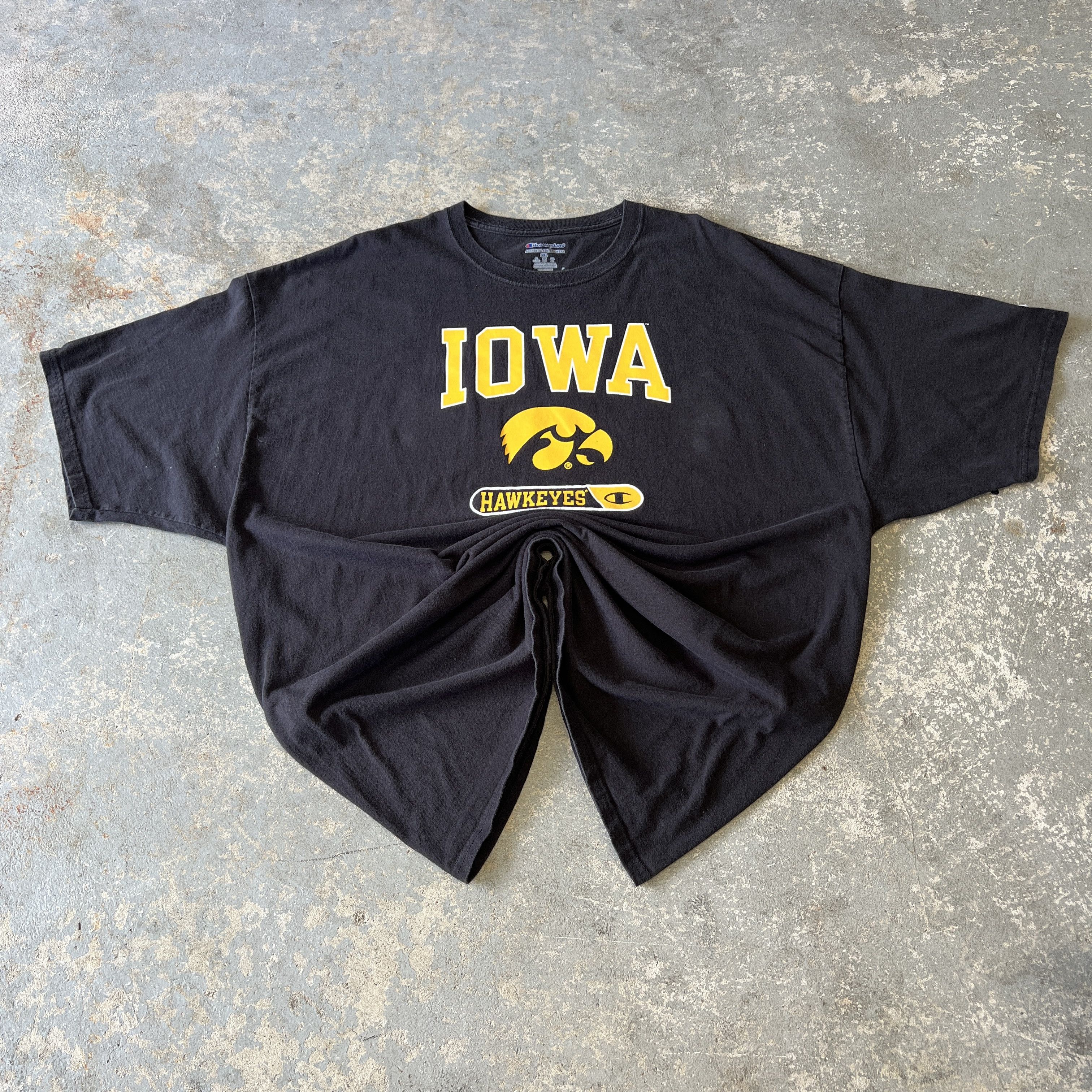 Champion Vintage Champion Iowa NCAA Football T-Shirt Size US XXL / EU 58 / 5 - 2 Thumbnail