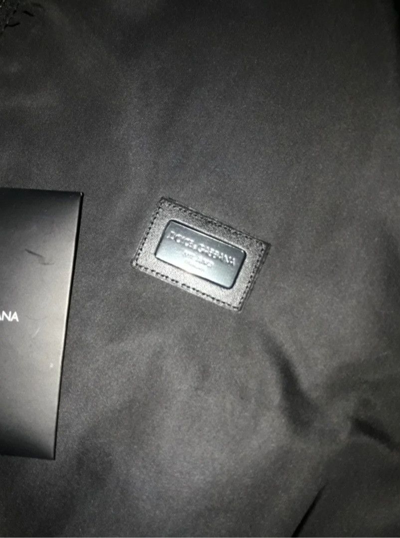 Dolce & Gabbana Logo Dolce & Gabbana Black & White Satin Bomber Jacket Size US M / EU 48-50 / 2 - 6 Thumbnail