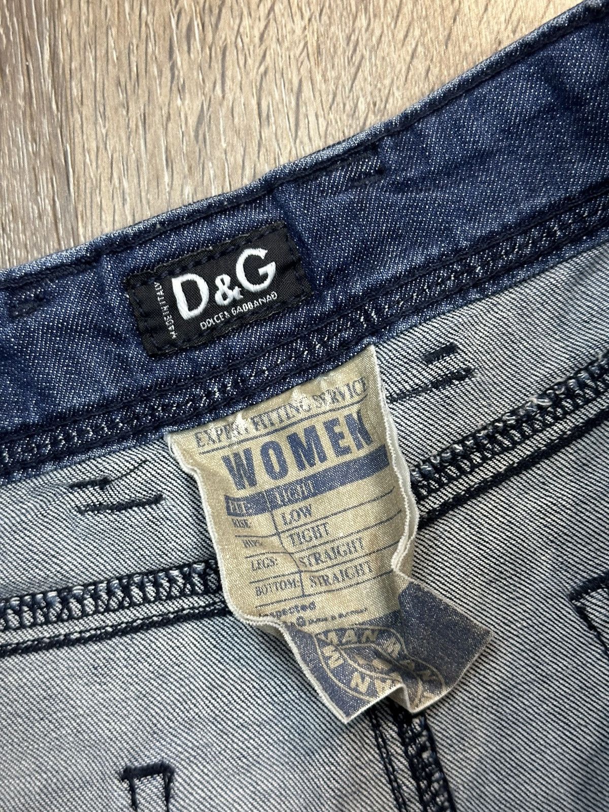 Dolce & Gabbana × Vintage Vintage Dolce&Gabbana Jeans Skirt Luxury Size 29" - 6 Thumbnail