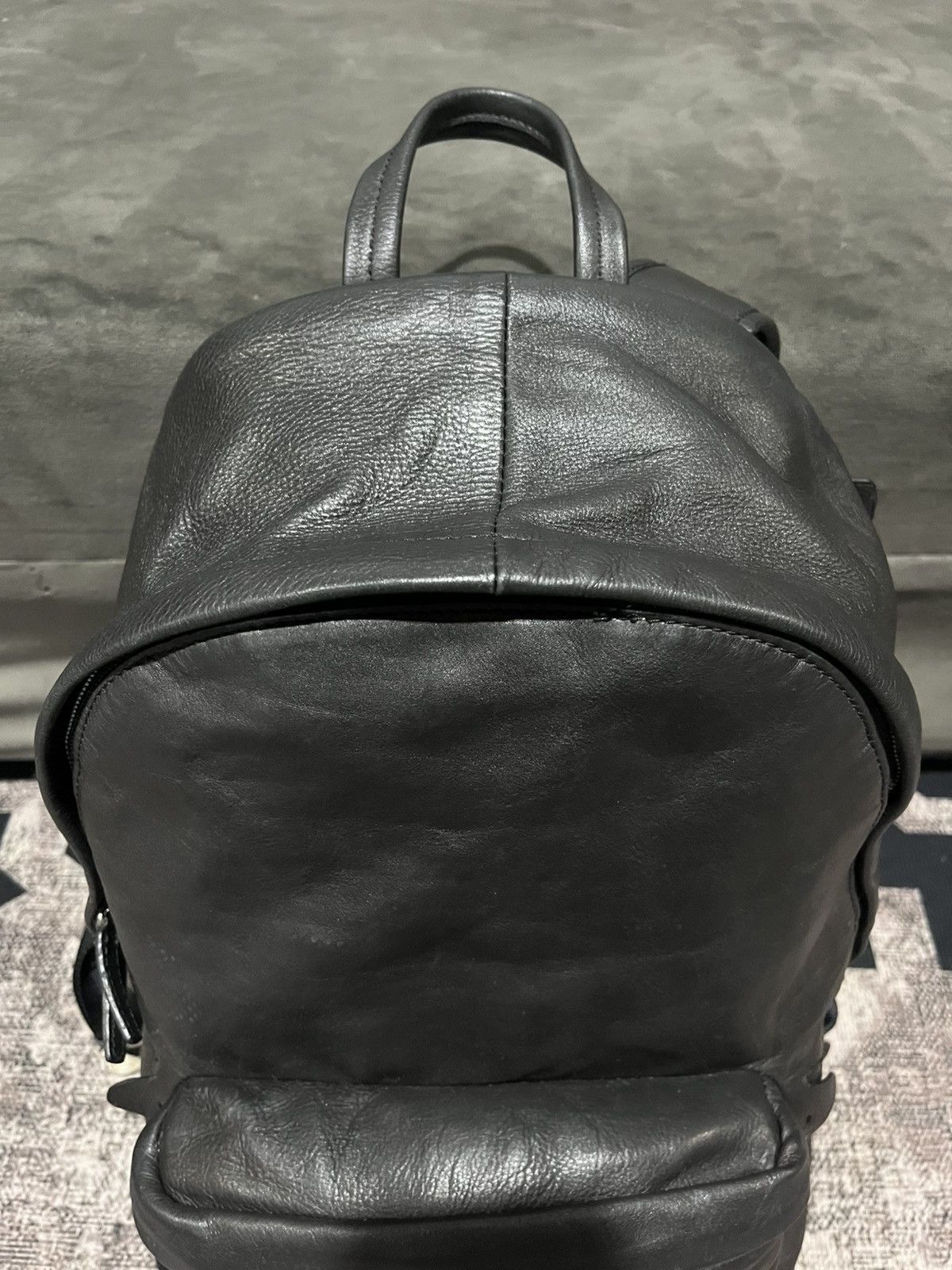 Japanese Brand Authentic Brand P.i.d Leather Backpack Size ONE SIZE - 3 Thumbnail