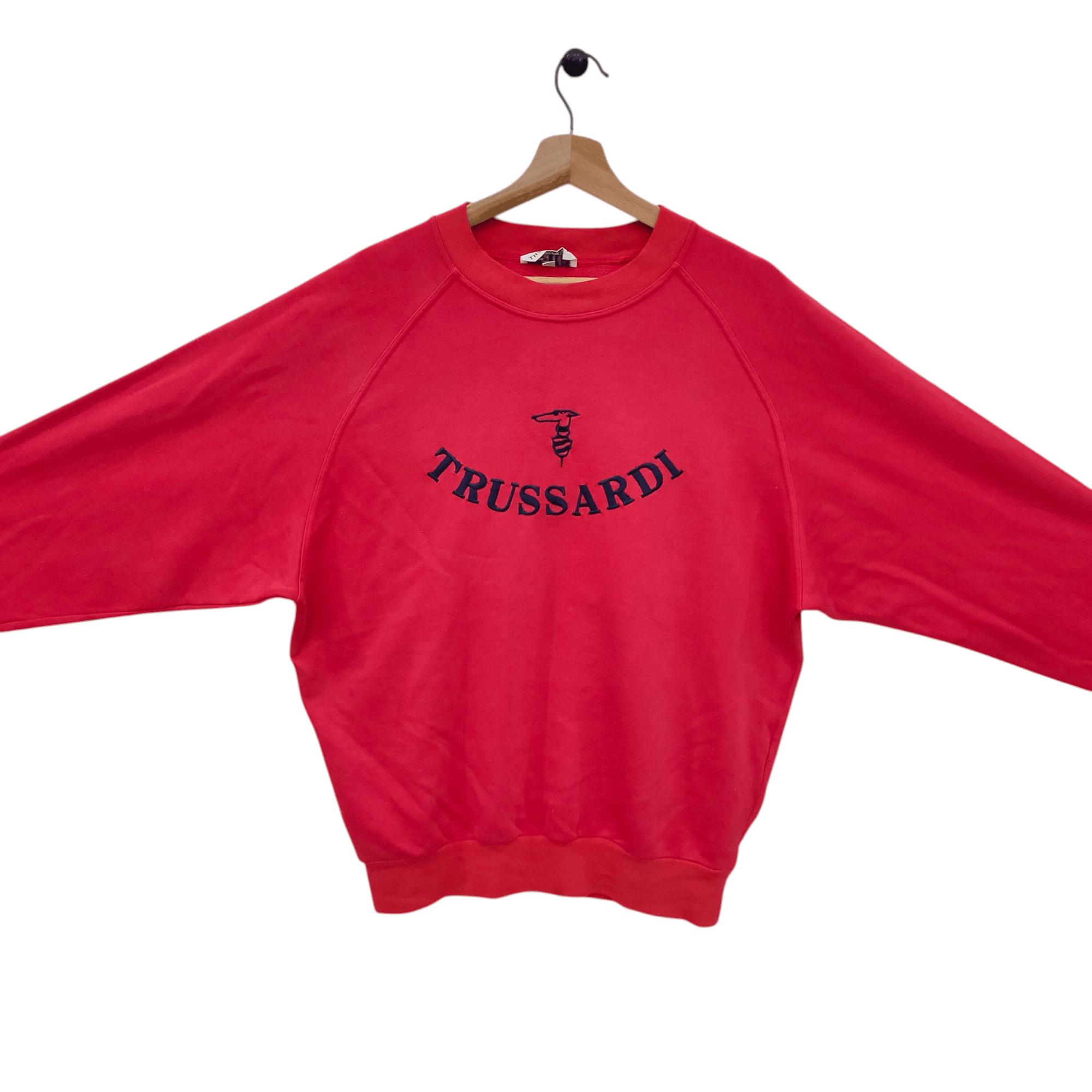 Trussardi 90s Trussardi Sweatshirt Large Vintage Trussardi Embroidery Size US L / EU 52-54 / 3 - 2 Thumbnail