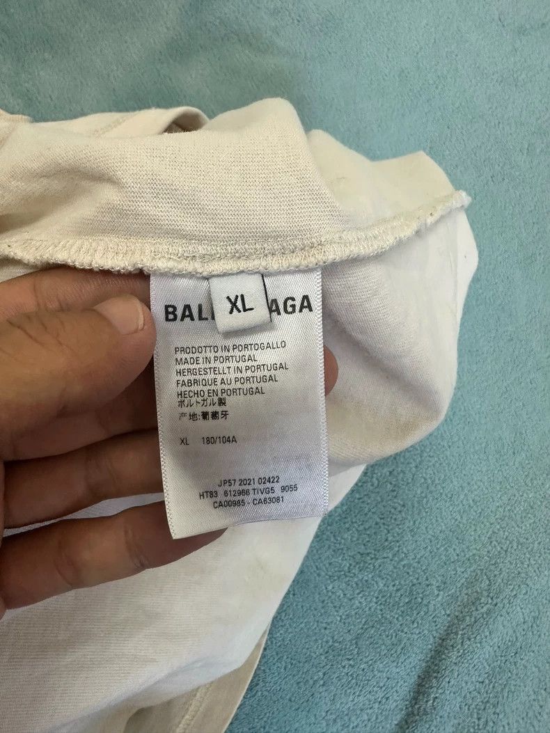 Balenciaga Balenciaga Letter Logo printed T-shirt with round neck and Size US XL / EU 56 / 4 - 8 Thumbnail