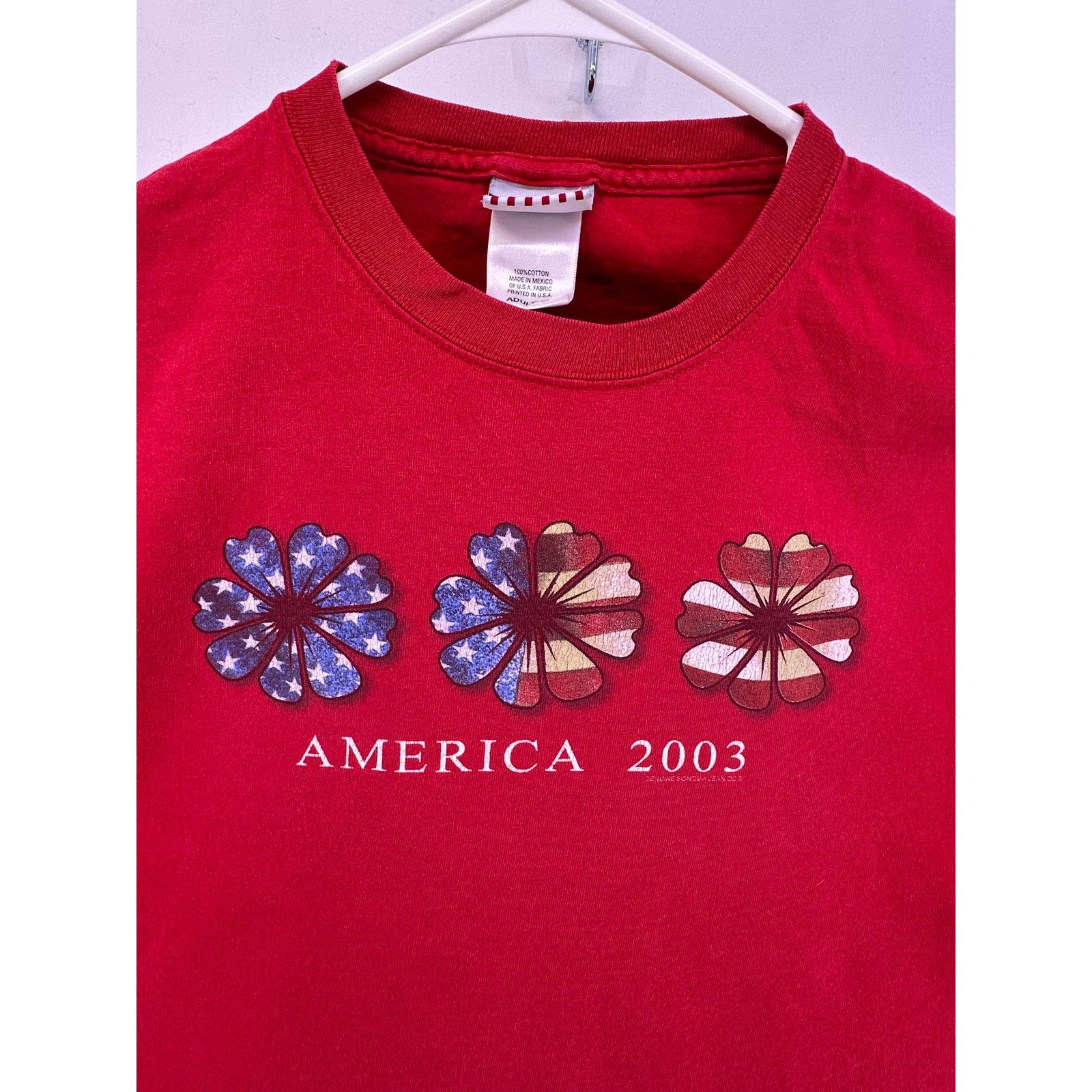 & Other Stories Vintage 2003 Size Medium Red Tee Flowers USA Sonoma Size US M / EU 48-50 / 2 - 4 Thumbnail