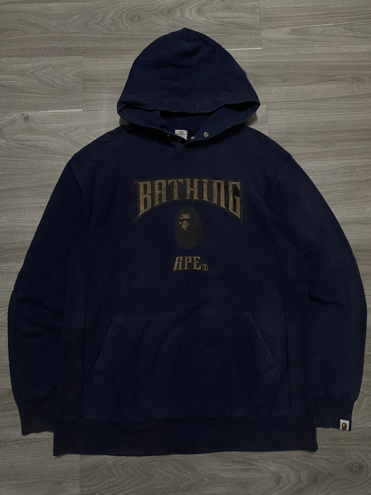 Bape OG VINTAGE - NIGO ERA BAPE HOODIE PULLOVER COLLEGE BAPE HEAD Size US L / EU 52-54 / 3 - 1 Thumbnail
