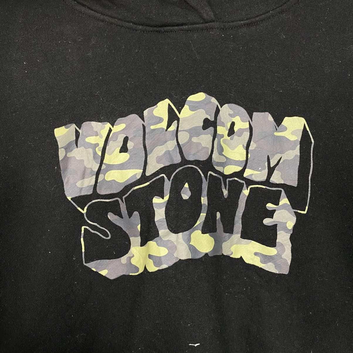 Japanese Brand 📌Cropped Striped Biker Hoodie Sweatshirt Volcom Big Logo Size US M / EU 48-50 / 2 - 16 Thumbnail
