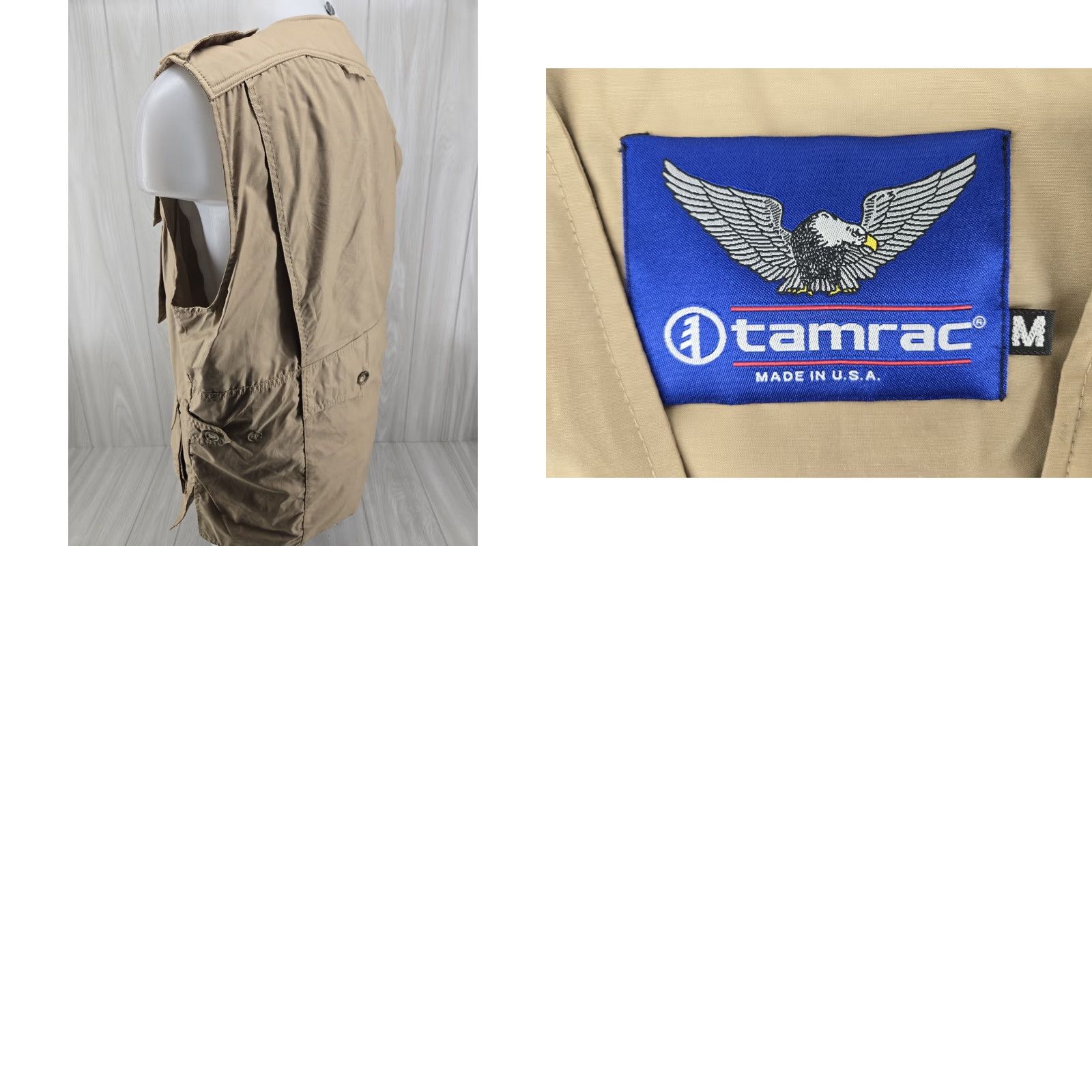 Vintage VINTAGE Tamrac Vest Mens Medium Tan Multi Pocket Photography Made in USA Size US M / EU 48-50 / 2 - 8 Thumbnail