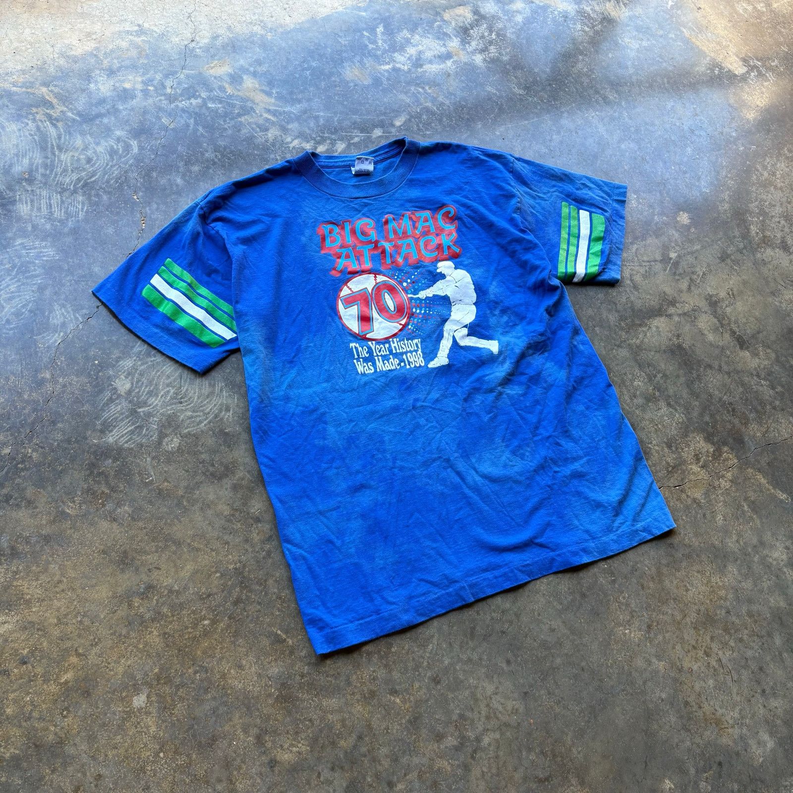 Salem Sportswear Vintage MLB Mac Attack Salem T-shirt Size US XL / EU 56 / 4 - 2 Thumbnail