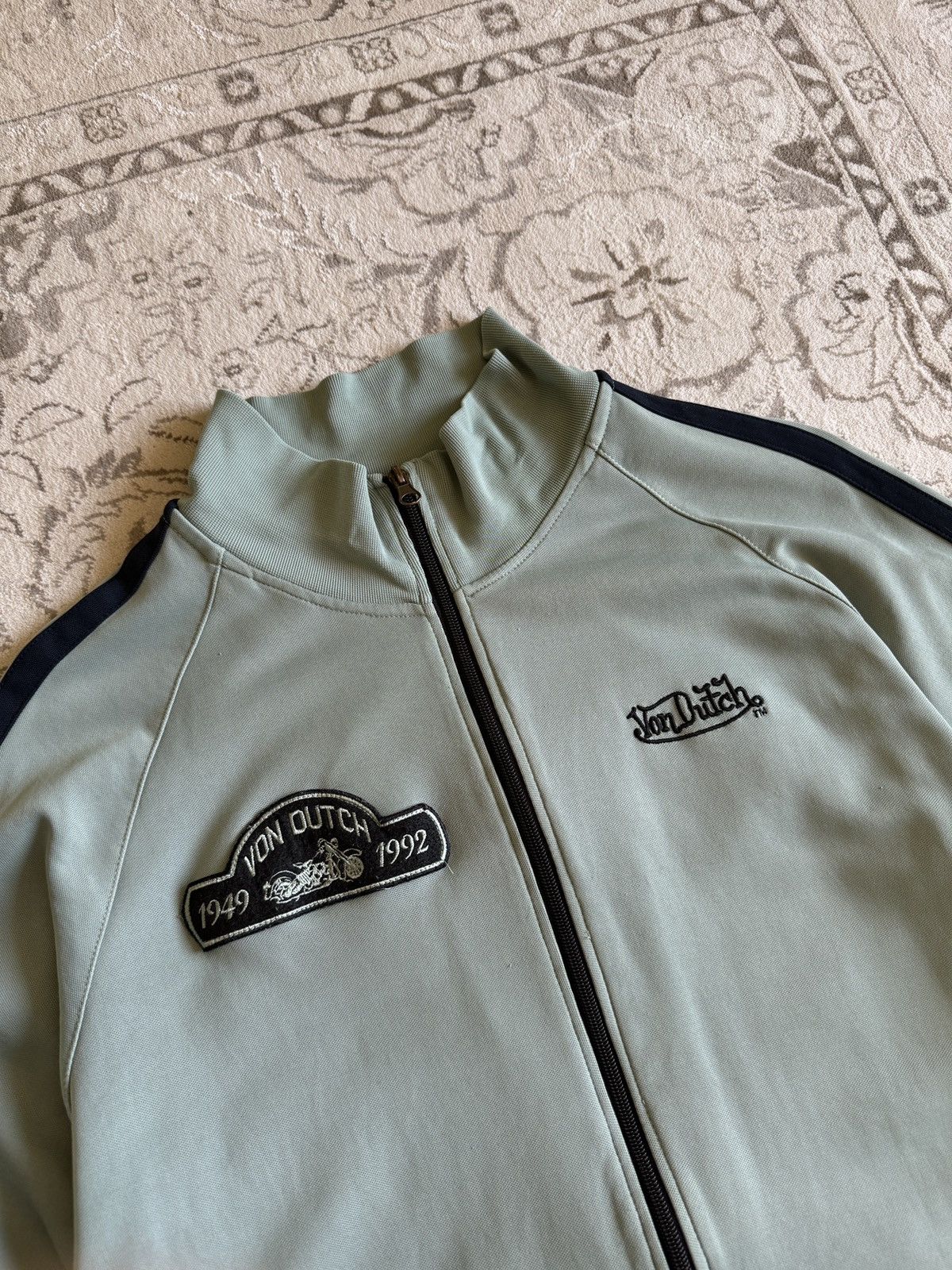 Von Dutch Vintage Von Dutch Multi Logo Zip Track Jacket Y2K Size US M / EU 48-50 / 2 - 5 Thumbnail