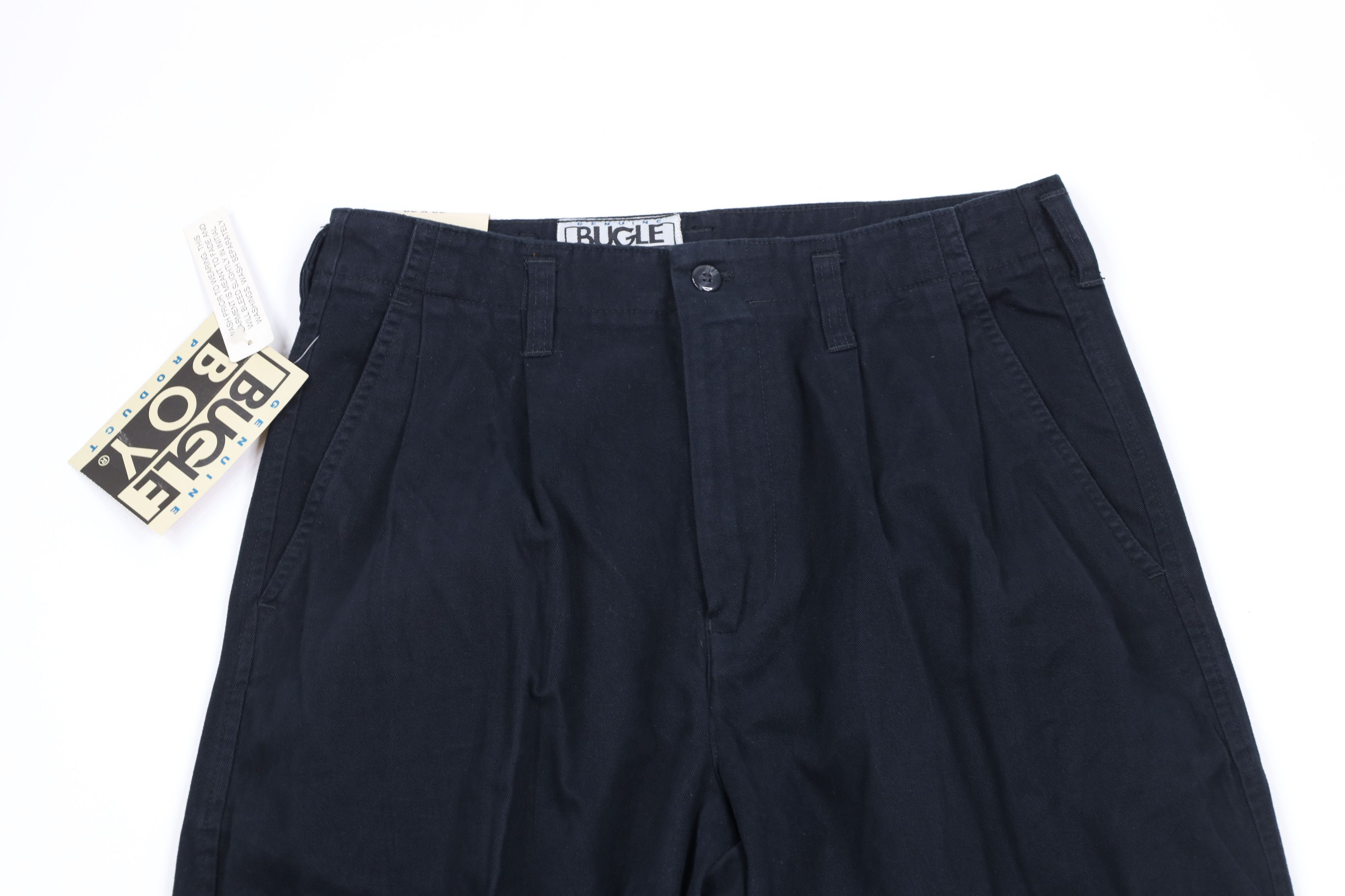 Bugle Boy × Vintage Deadstock Vintage 90s Bugle Boy High Waist Tapered Leg Pants Size US 30 / EU 46 - 2 Thumbnail