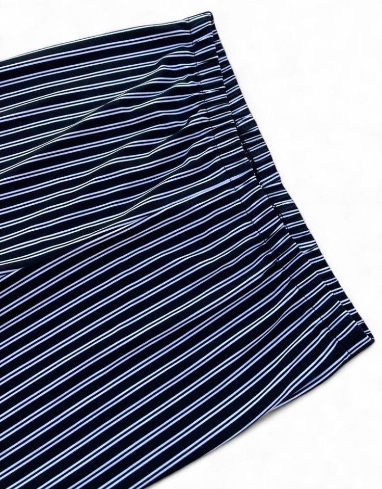 Chicos Chico’s Y2K Black White stripe Wide Leg Palazzo Pants Size 0 Size 25" / US 0 / IT 36 - 5 Thumbnail