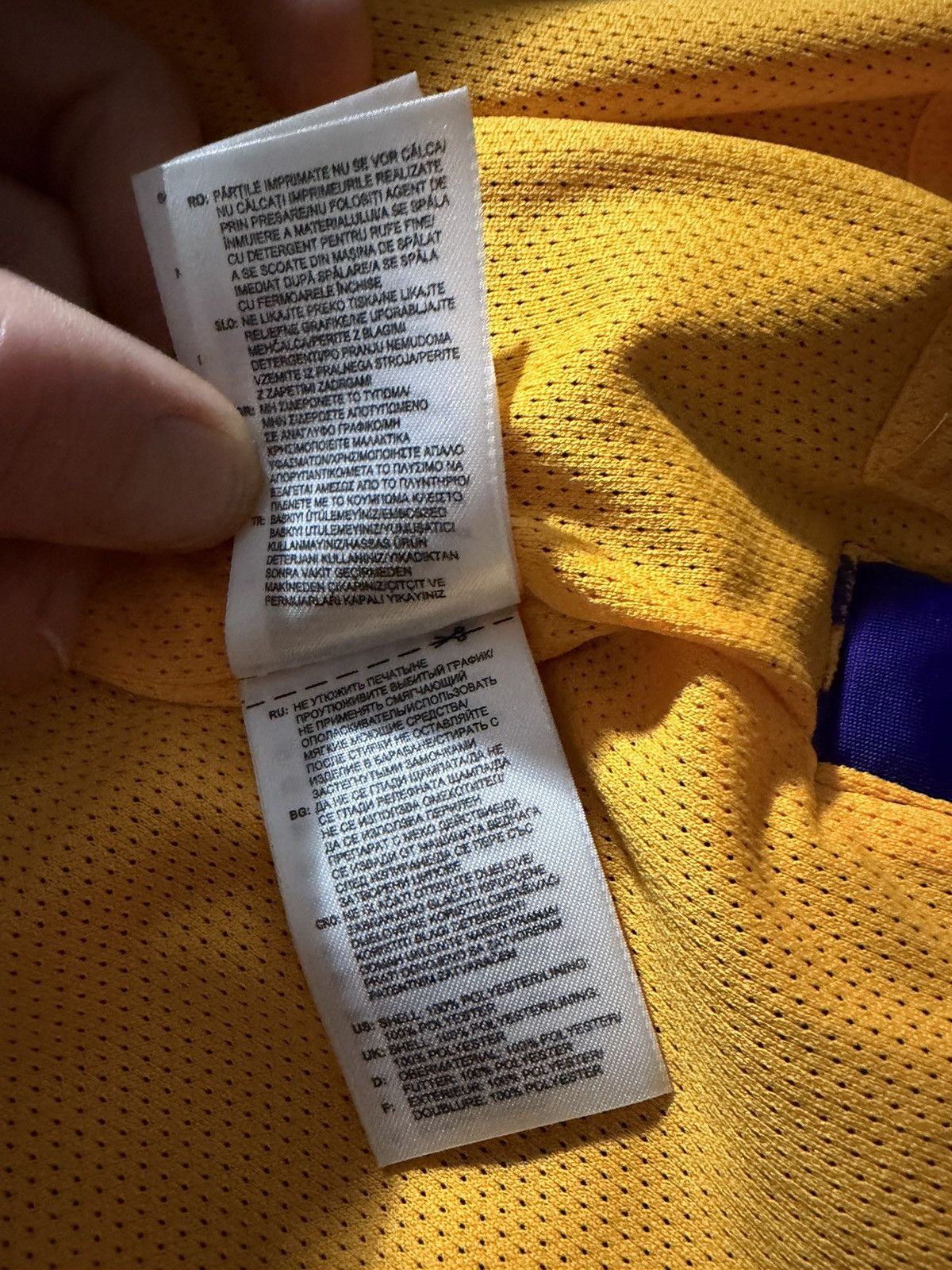 Adidas Lakers Warm Up Jacket Worn Once Size Large Size US L / EU 52-54 / 3 - 8 Thumbnail
