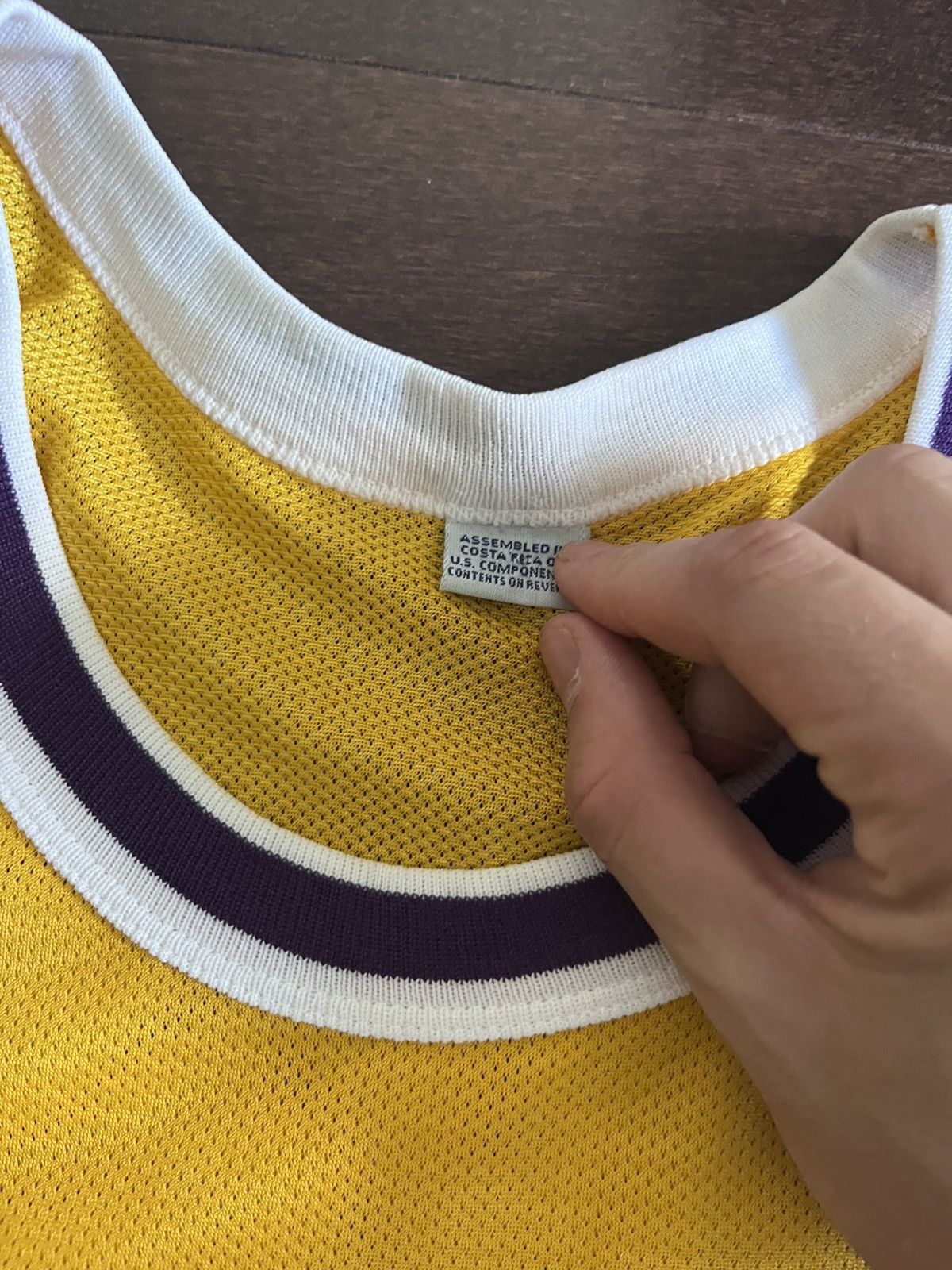 Champion Vintage Los Angeles Lakers Cedric Ceballos Basketball Jersey Size US M / EU 48-50 / 2 - 6 Thumbnail