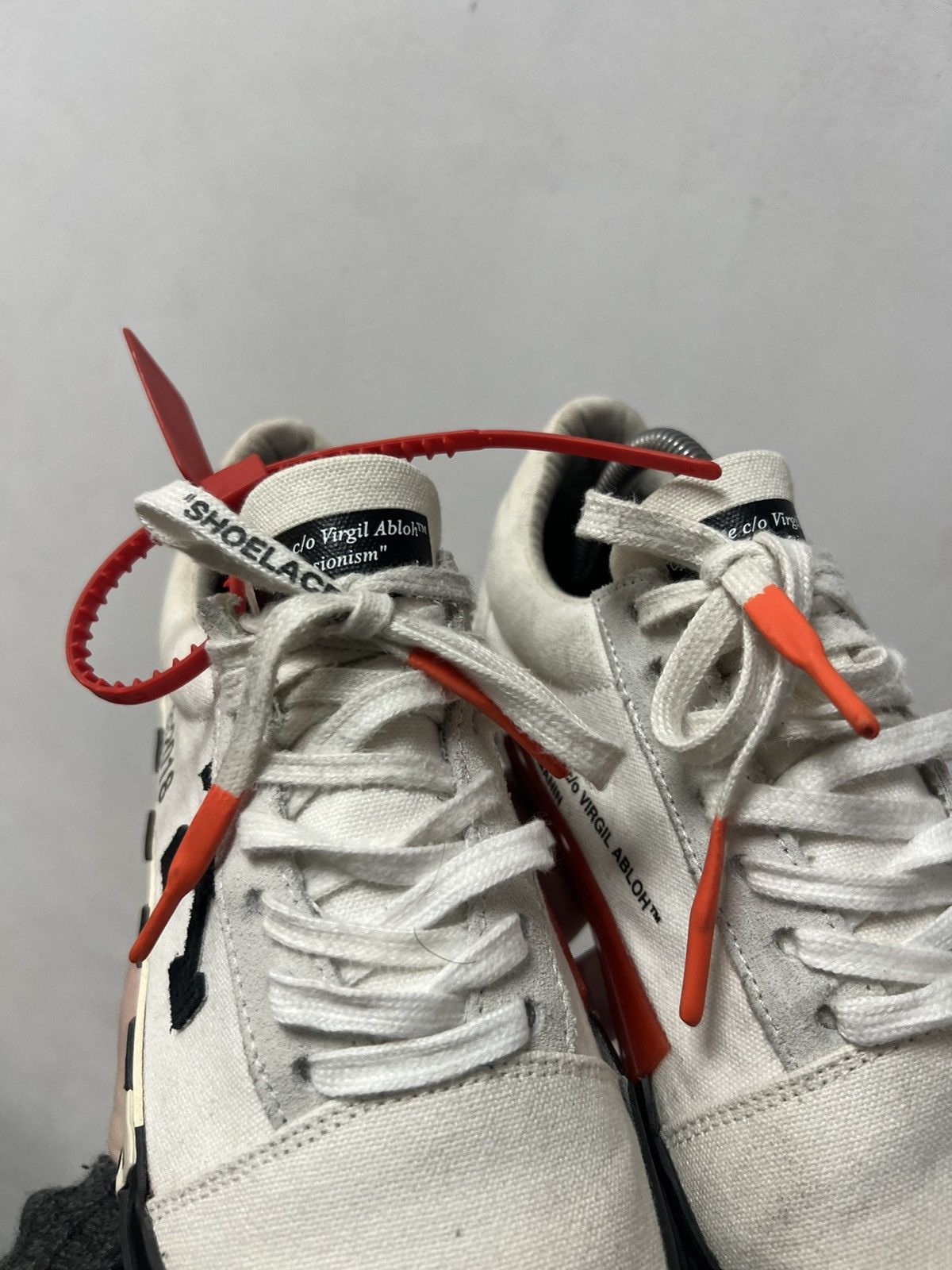 Off-White Off White Vulcanized Sneaker Shoes White Size US 5.5 / EU 38 - 5 Thumbnail