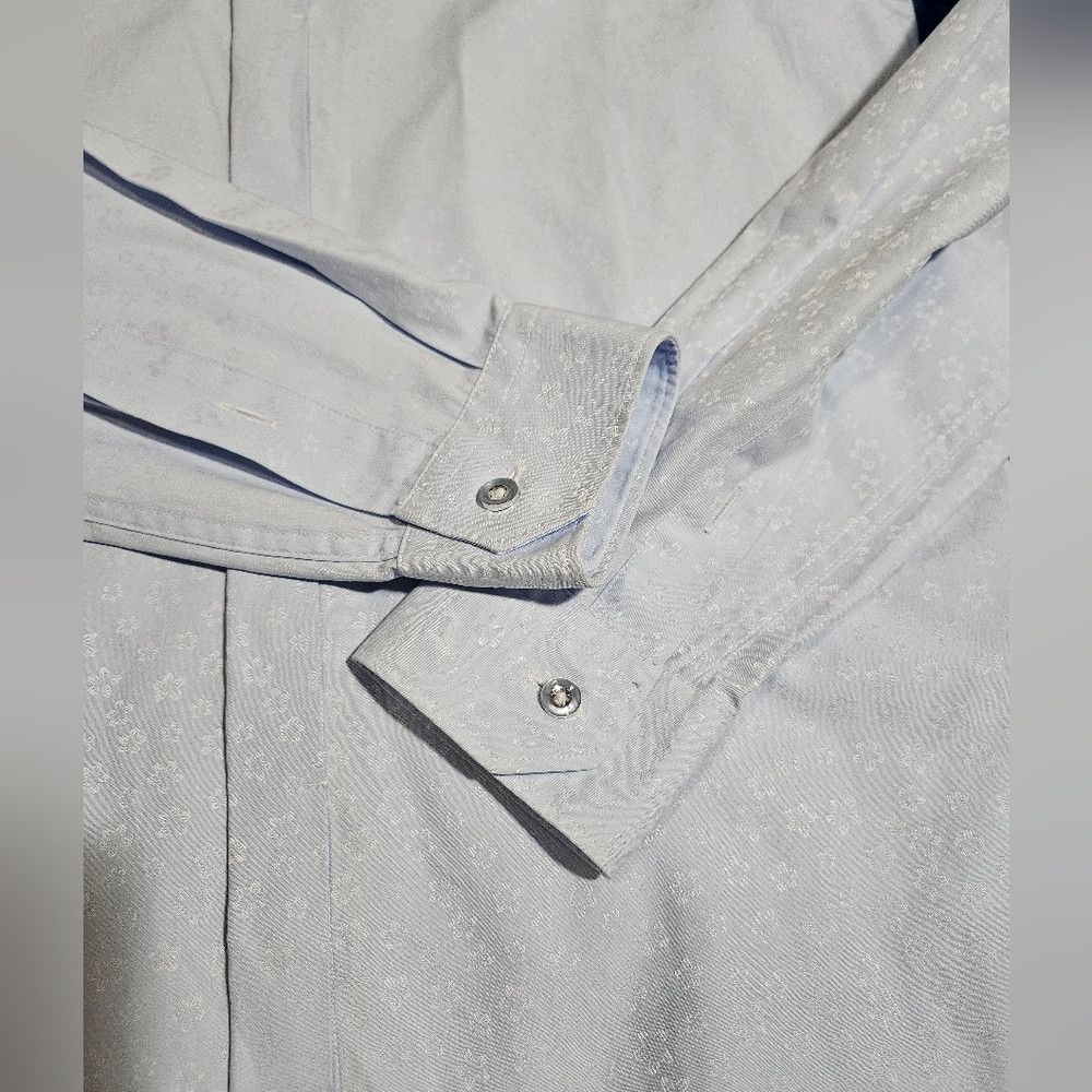 Other Sant Angelo Sky Blue Floral Long Sleeve Dress Shirt Women M Size M / US 6-8 / IT 42-44 - 5 Thumbnail