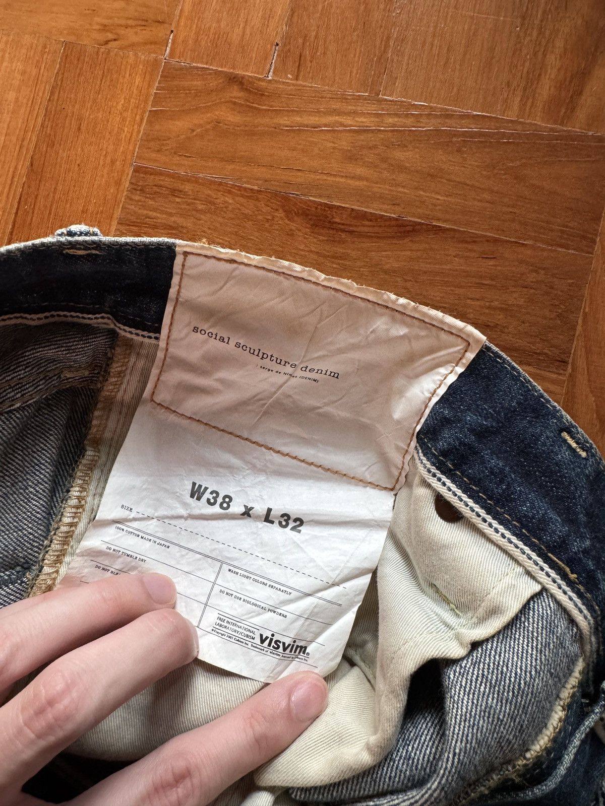 Visvim Visvim 03D17 Social Sculpture Jeans Size US 37 - 4 Thumbnail