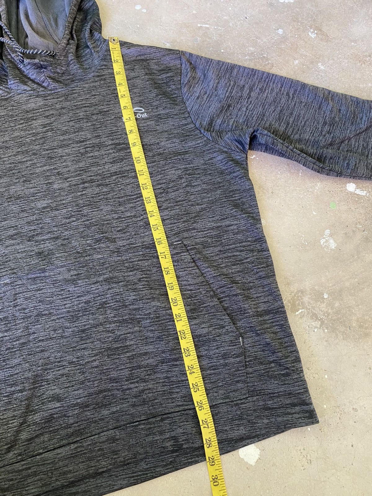 Japanese Brand Find-Out Fleece Lined Tech Hoodie Japan XL Grey Size US XL / EU 56 / 4 - 11 Thumbnail