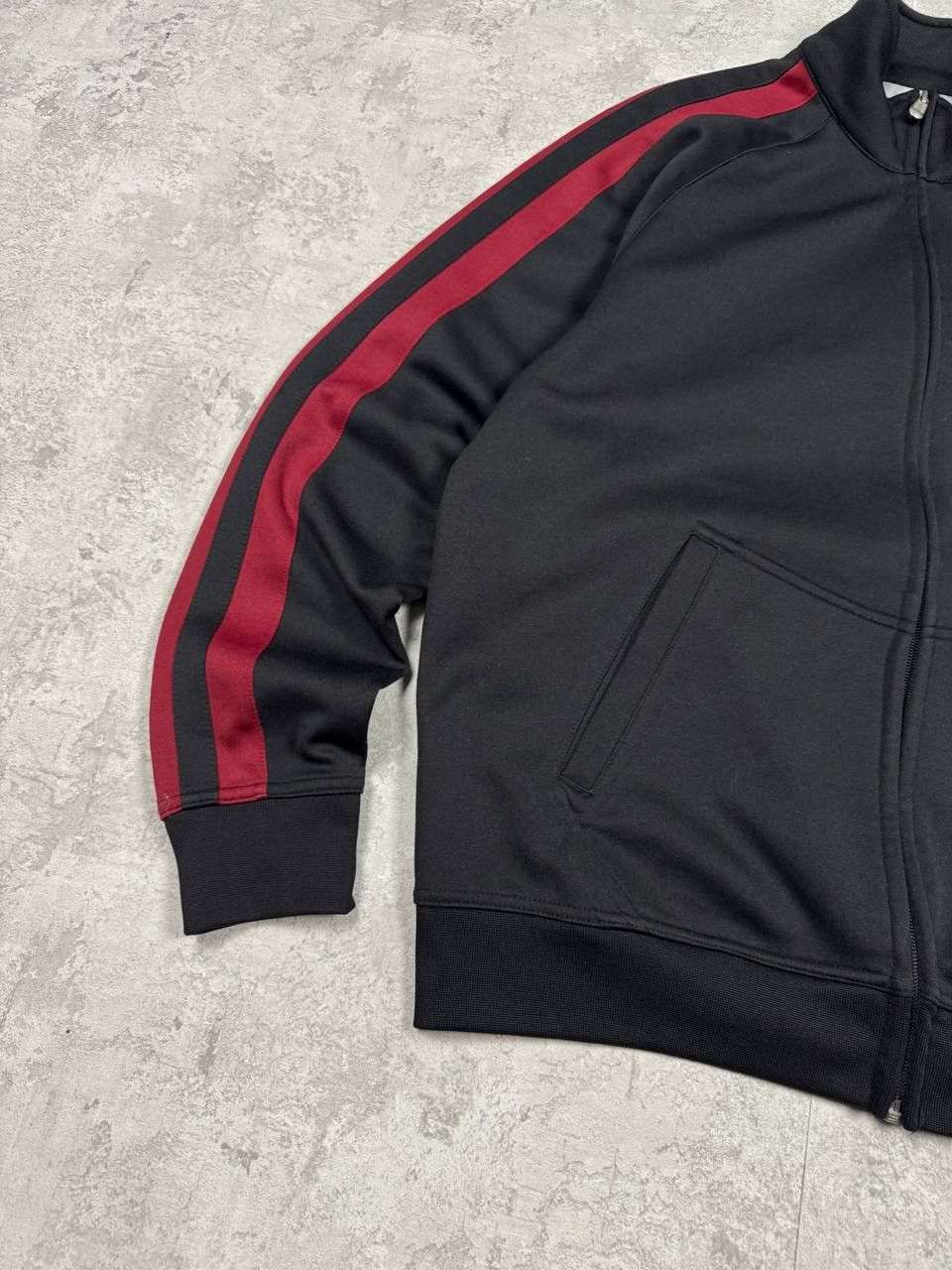 Nike Vintage Nike Y2k Black/Red Track Zip Sweatshirt Size US M / EU 48-50 / 2 - 4 Thumbnail