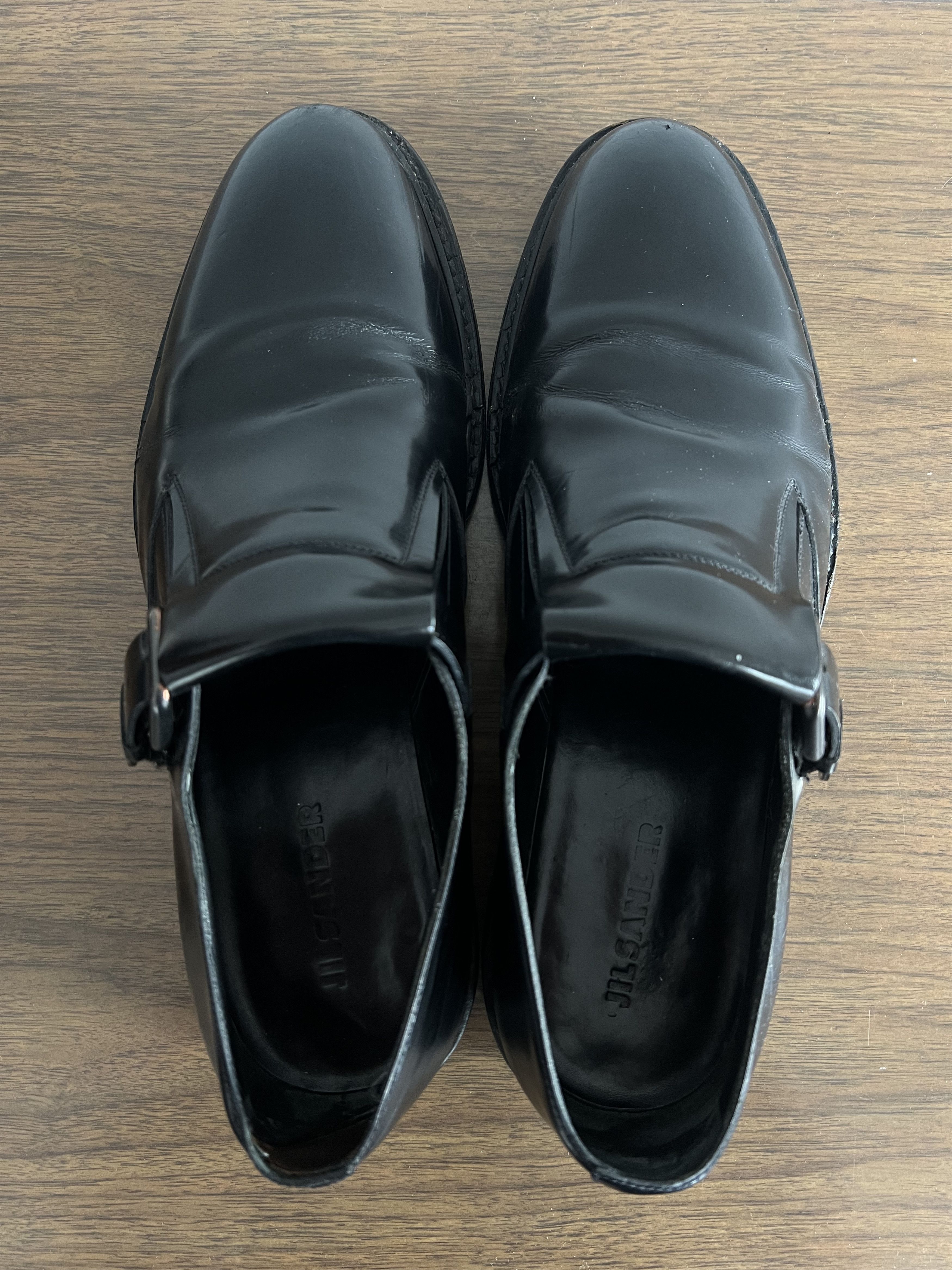 Jil Sander Jil Sander FW16 monk strap leather shoes Size US 11.5 / EU 44-45 - 3 Thumbnail