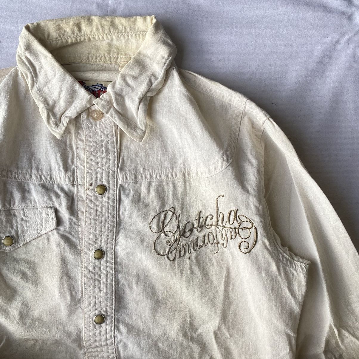 If Six Was Nine × Japanese Brand × Le Grande Bleu (L.G.B.) Japanese GOA Style Gotcha California Button Up Shirt Size US S / EU 44-46 / 1 - 9 Thumbnail
