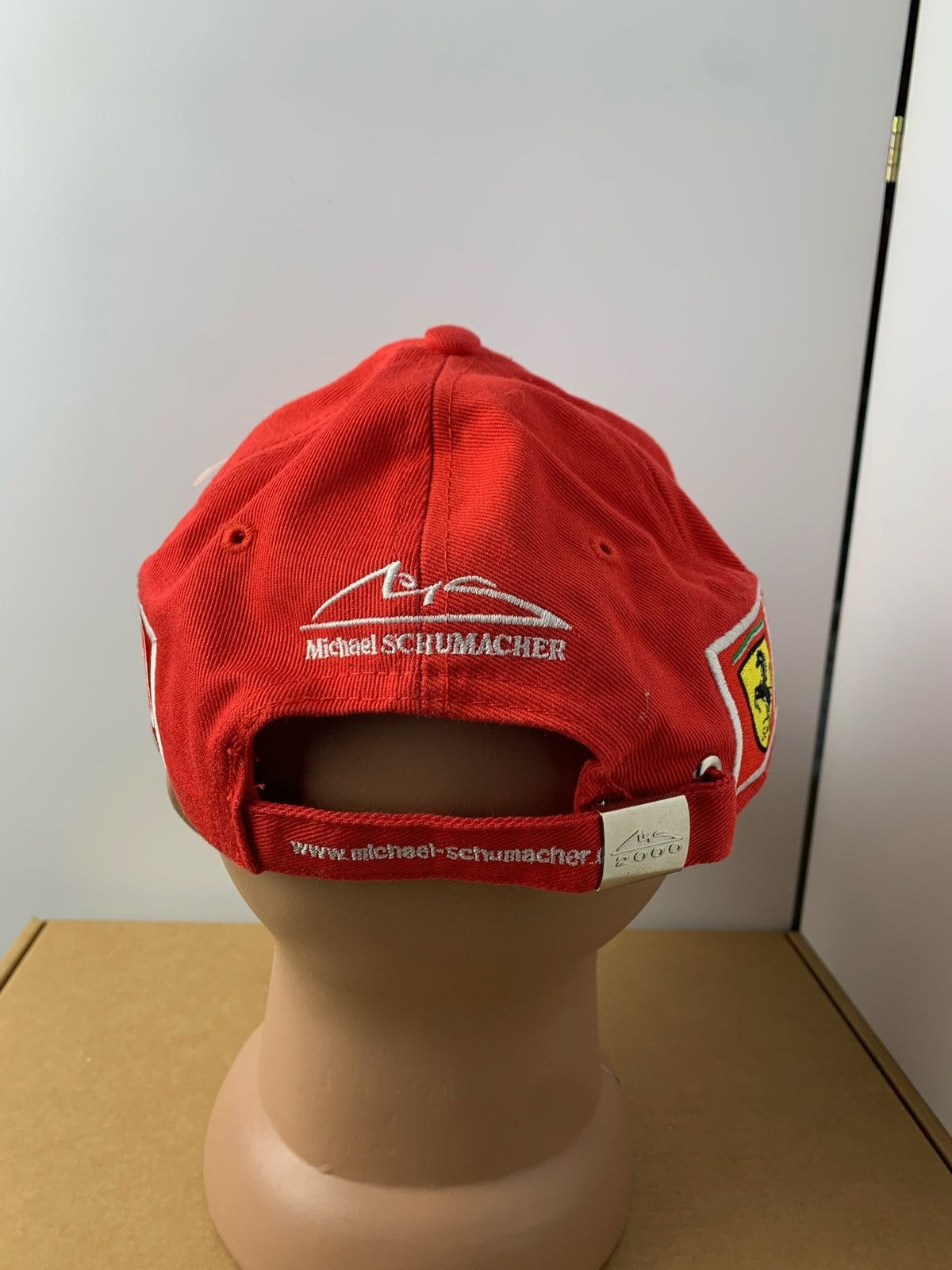 Ferrari × Vintage Vintage Racing Ferrari Michael Schumacher cap red Size ONE SIZE - 3 Thumbnail
